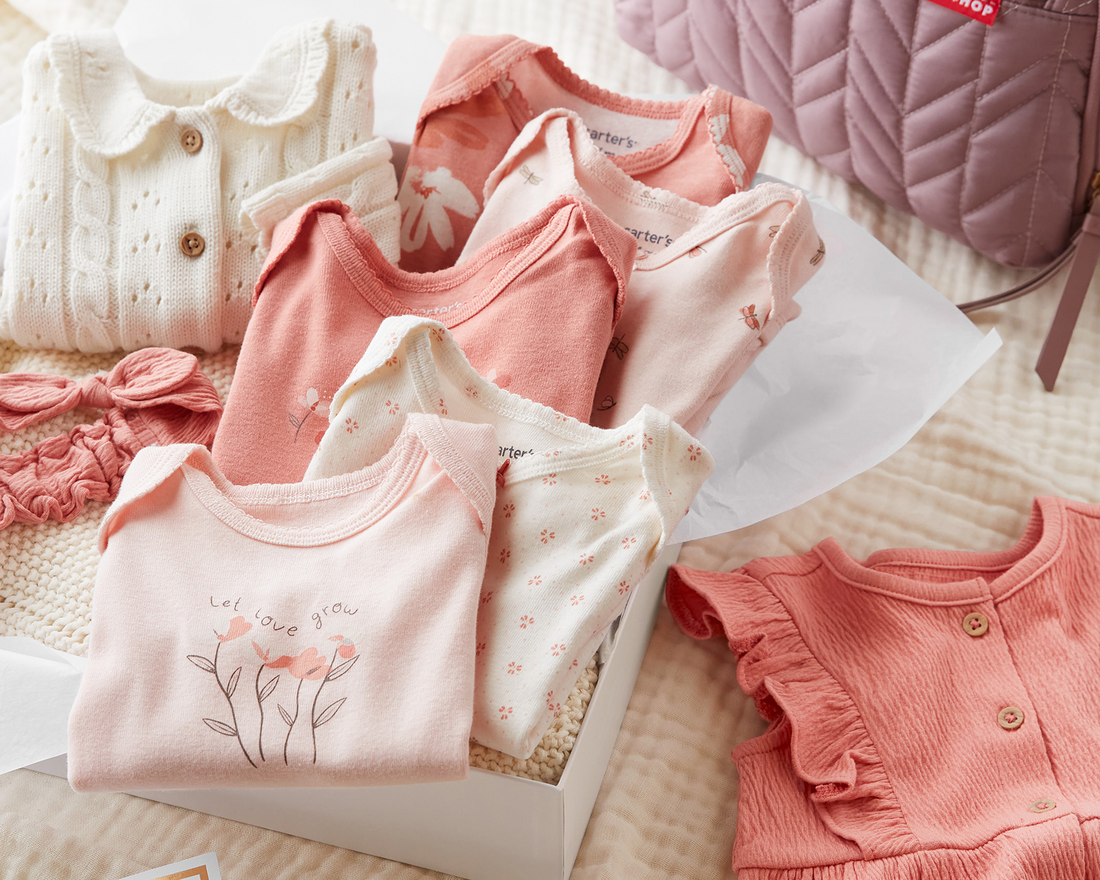 Foto 8 pulgar | Foto 7 | Pañalero para Bebé Niña Carter's de Algodón 5 Piezas