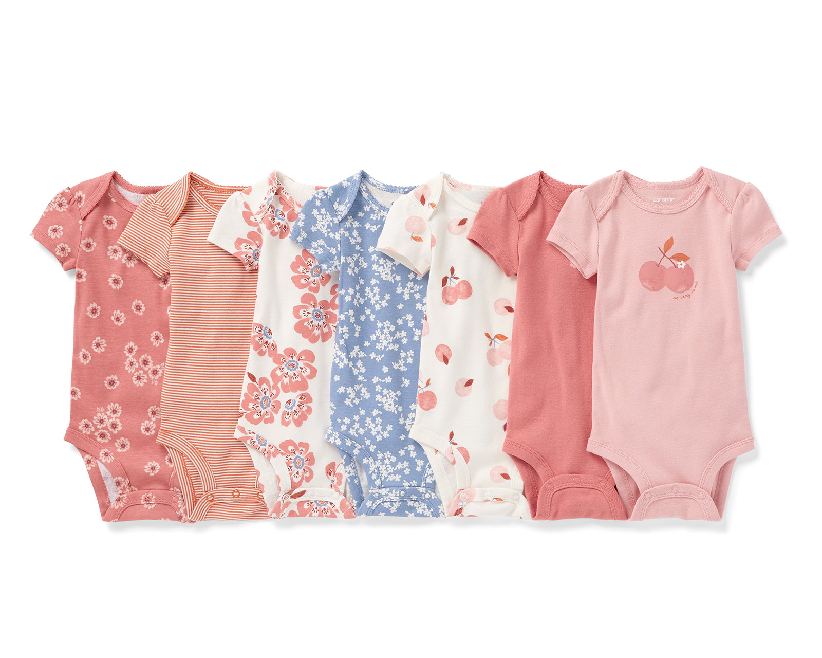 Foto 2 pulgar | Foto 1 | Pañalero para Bebé Niña Carter's de Algodón 7 Piezas