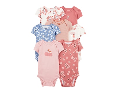 Foto 2 | Foto 2 | Pañalero para Bebé Niña Carter's de Algodón 7 Piezas