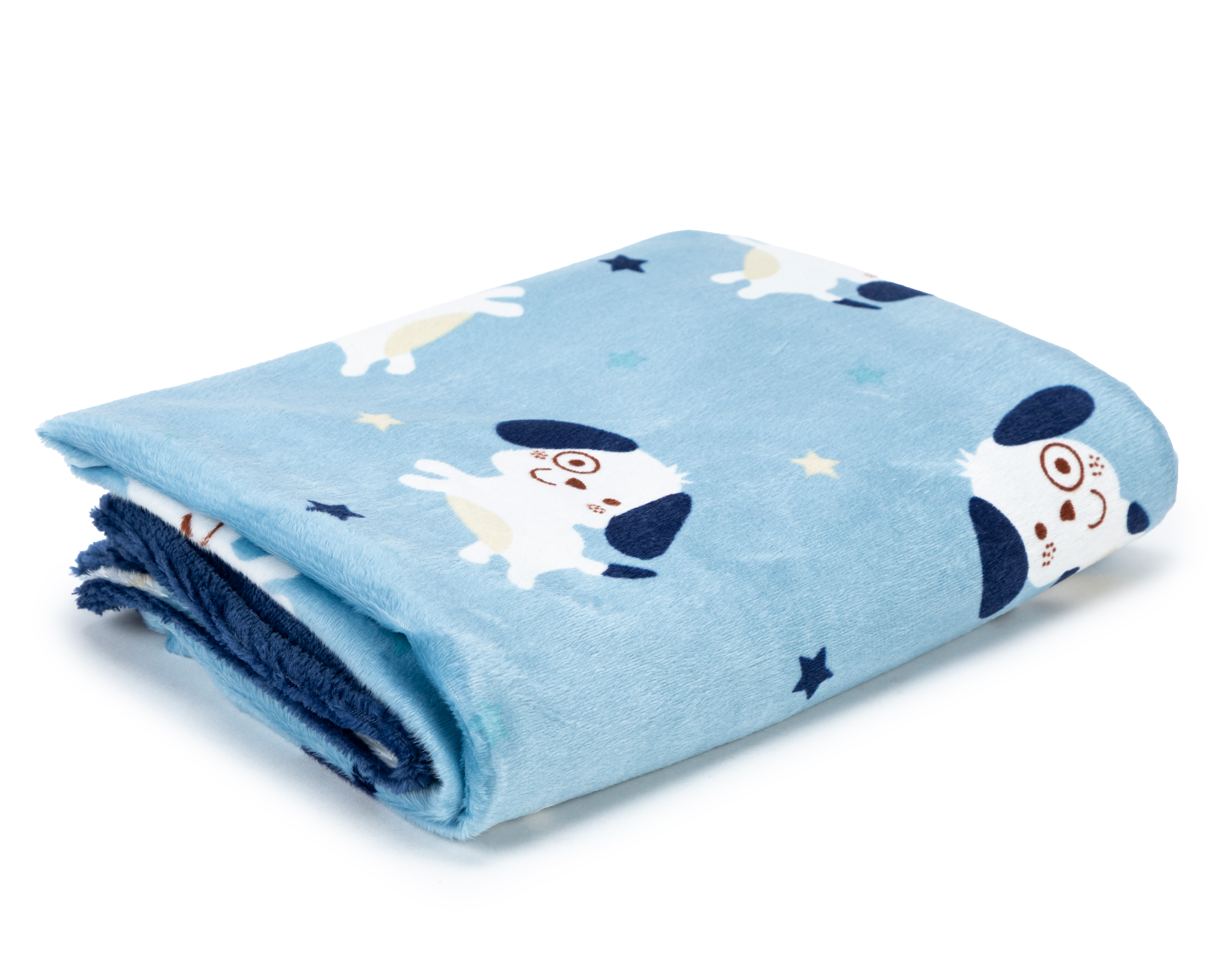 Foto 4 pulgar | Foto 3 | Cobertor para Cuna Baby Colors Perritos Azul