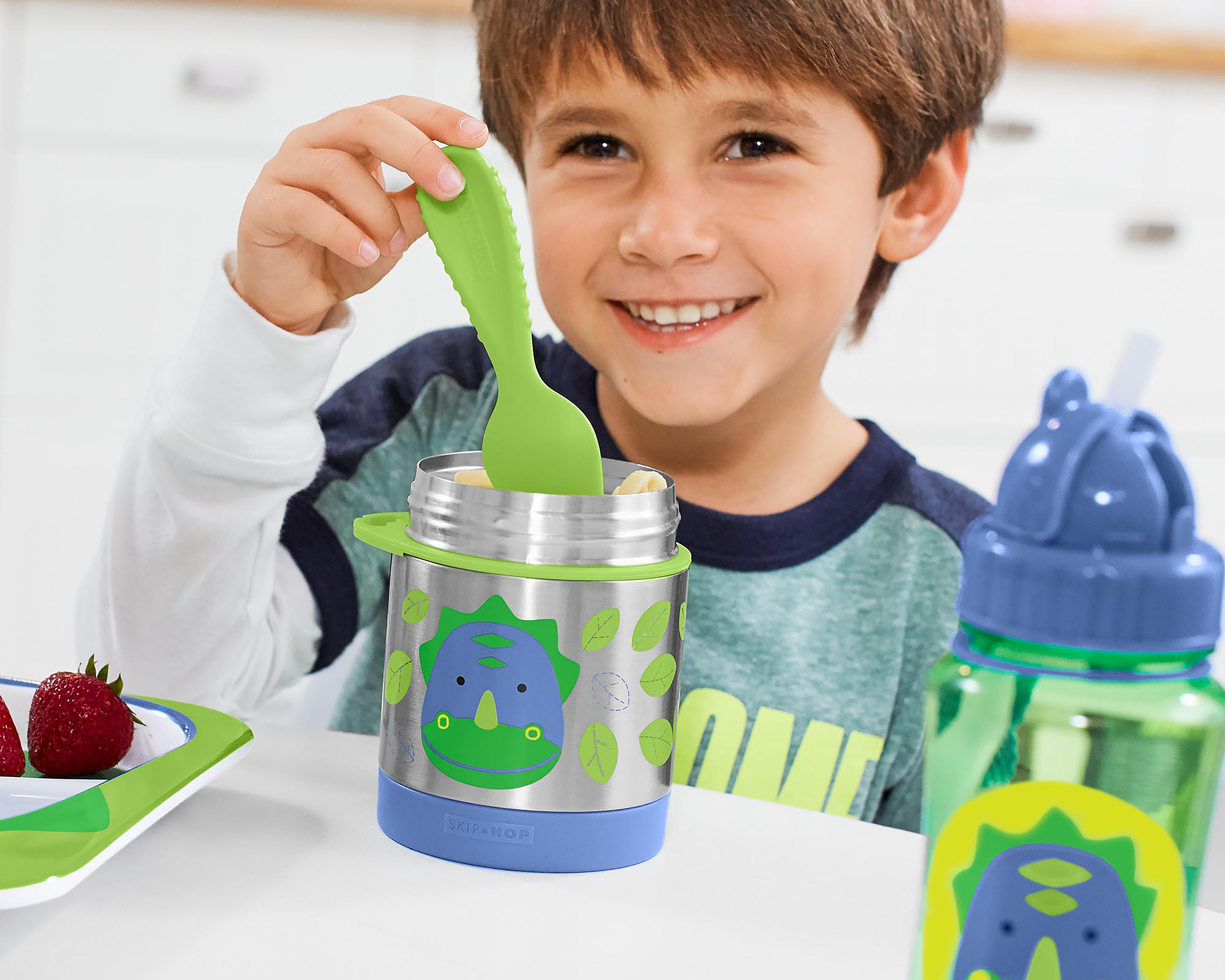 Foto 5 pulgar | Foto 4 | Tarro Térmico para Comida Skip Hop