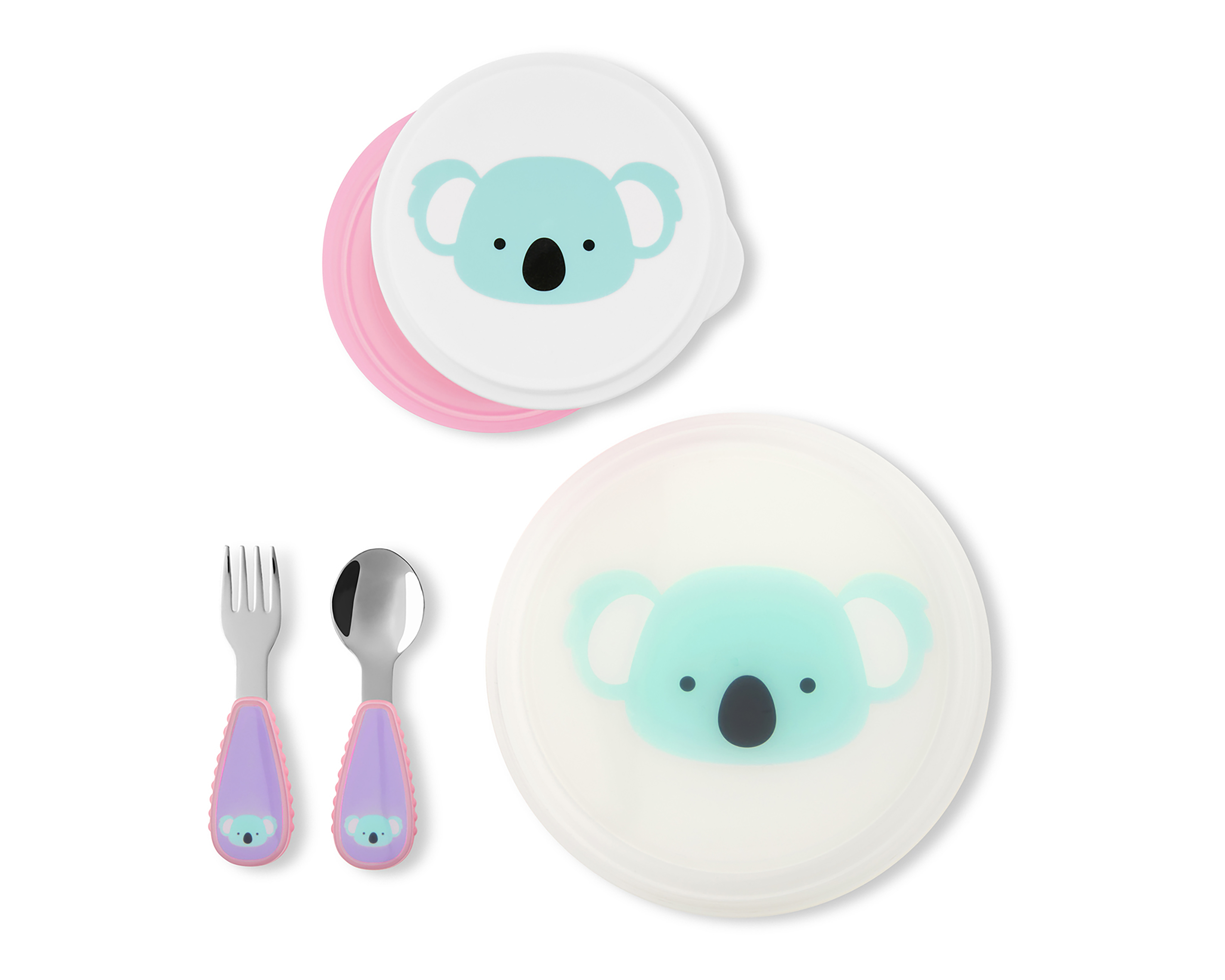 Foto 2 pulgar | Foto 1 | Vajilla de Plástico Blanca 1 Persona 5 Piezas