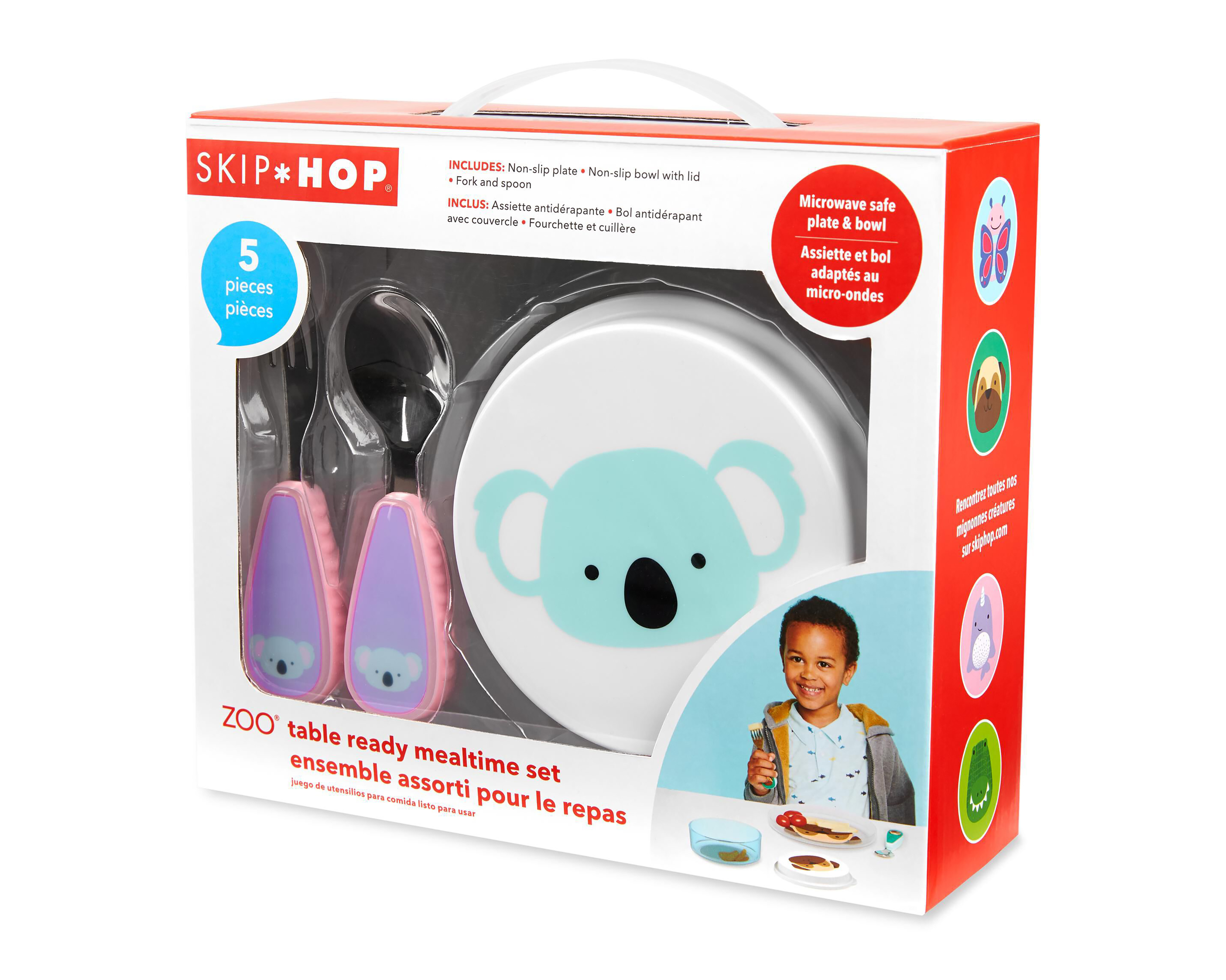 Foto 2 | Foto 2 | Vajilla de Plástico Blanca 1 Persona 5 Piezas