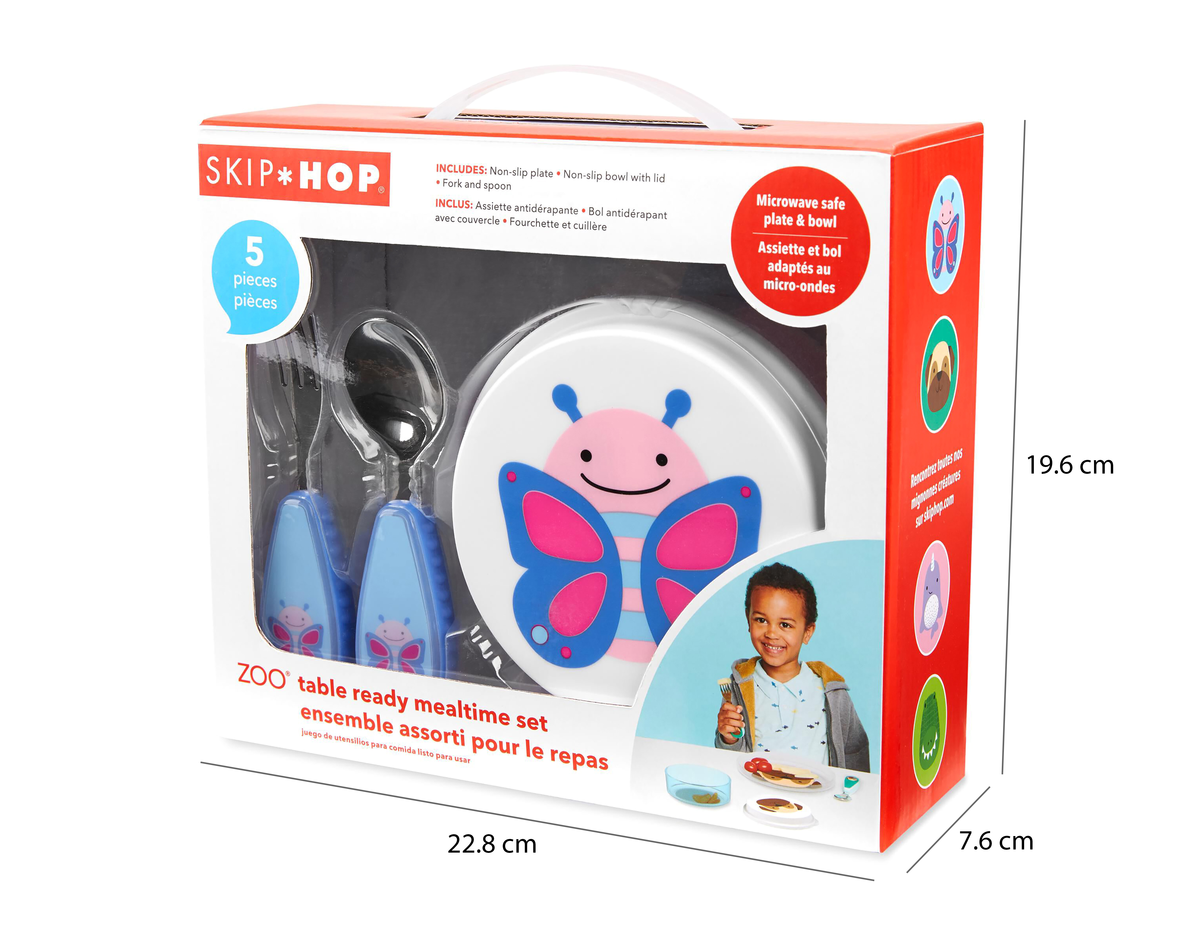 Foto 6 pulgar | Foto 5 | Vajilla de Plástico Rosa 1 Persona 5 Piezas