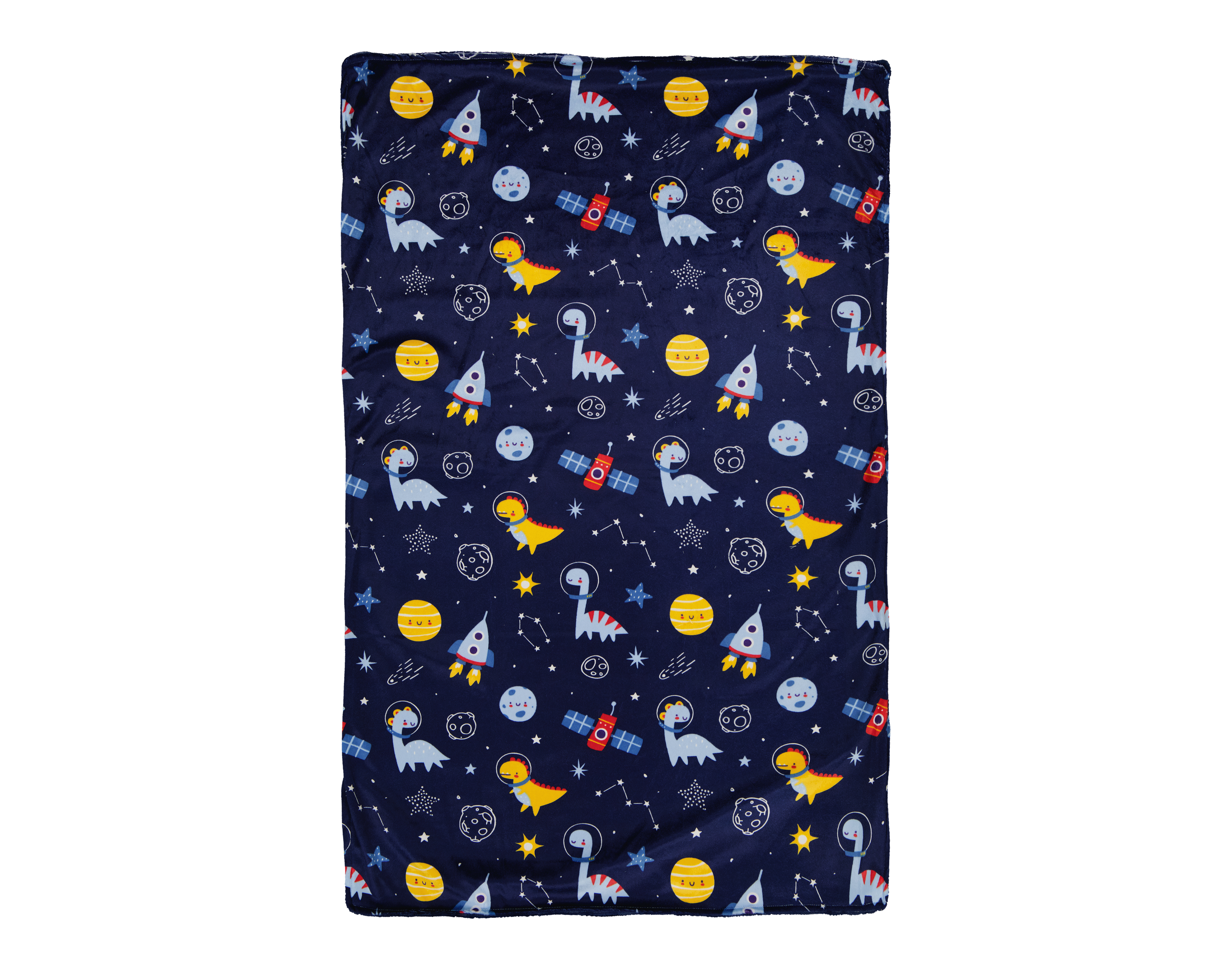 Cobertor para Cuna Baby Colors Astronauta Azul