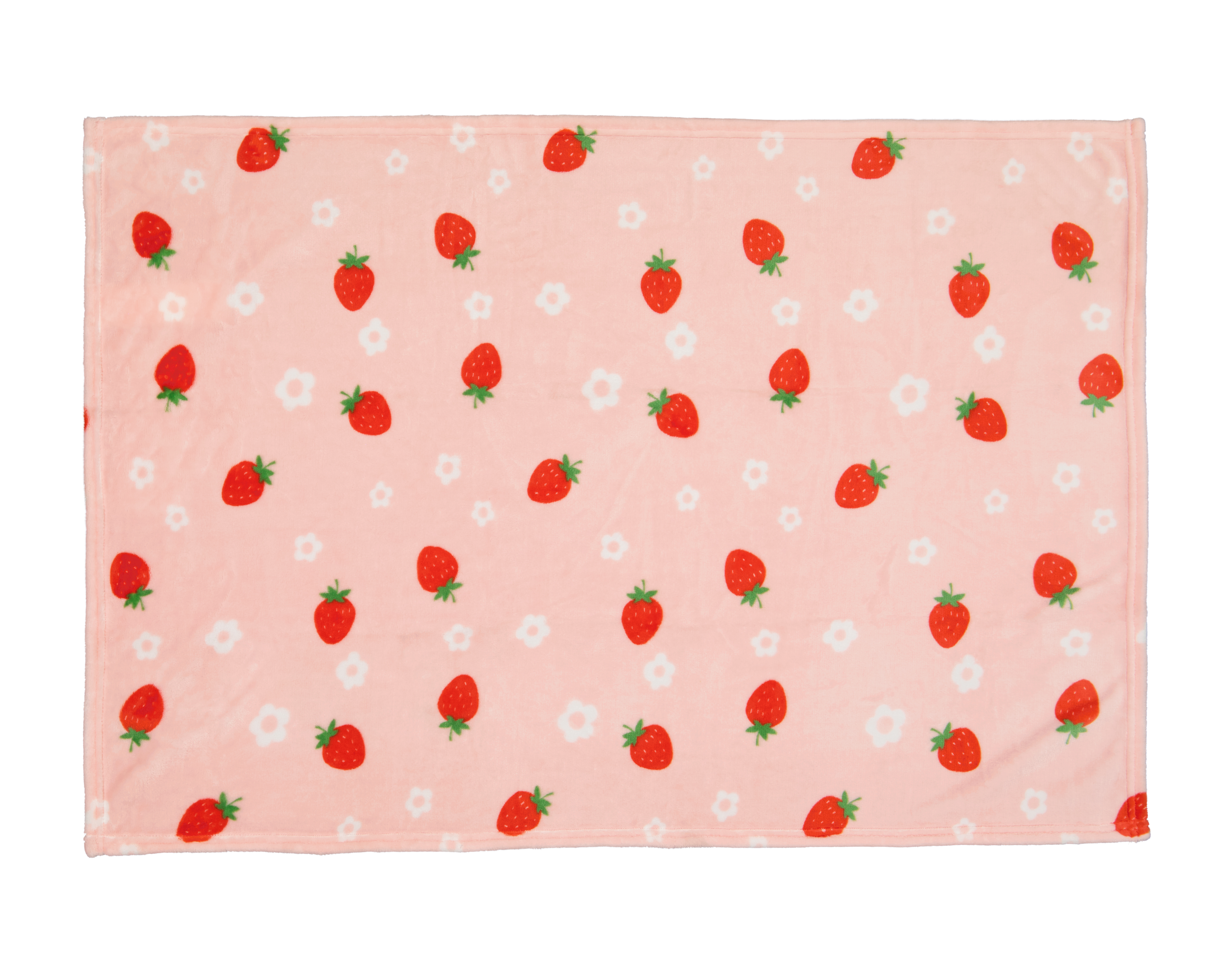 Cobertor para Cuna Baby Colors Fresas Rosa