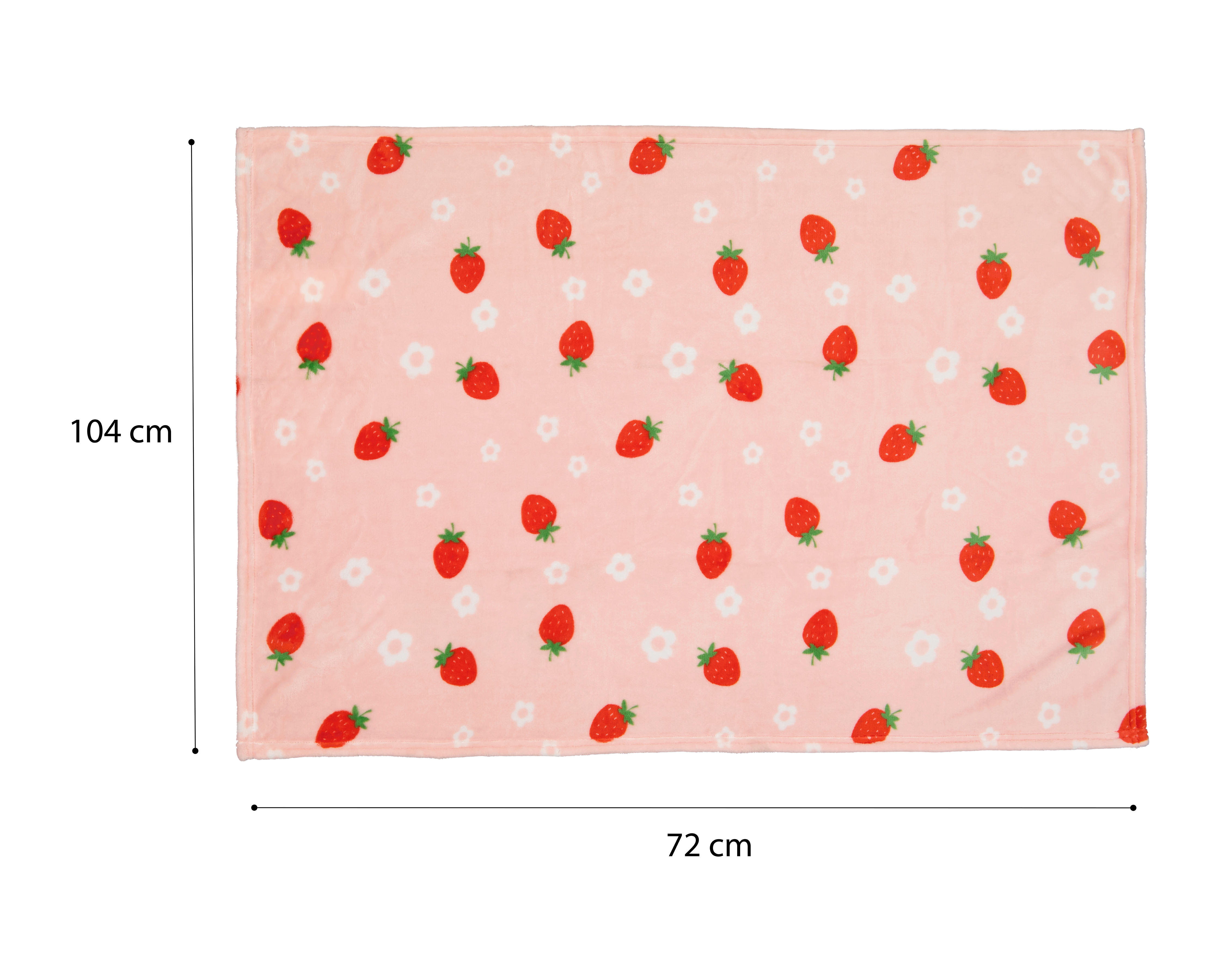 Foto 3 | Foto 3 | Cobertor para Cuna Baby Colors Fresas Rosa