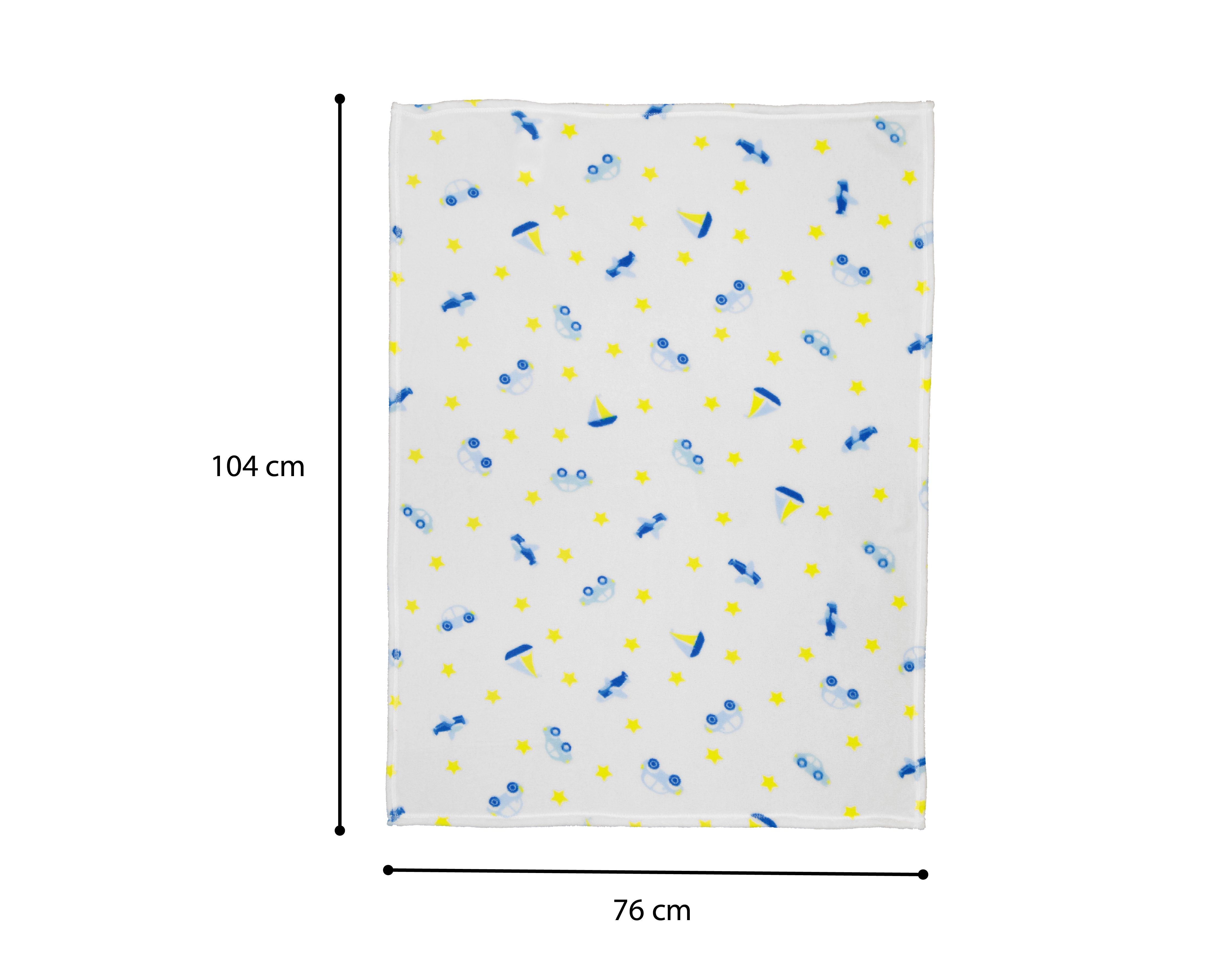 Foto 4 | Foto 4 | Cobertor para Cuna Baby Colors Carritos Blanco