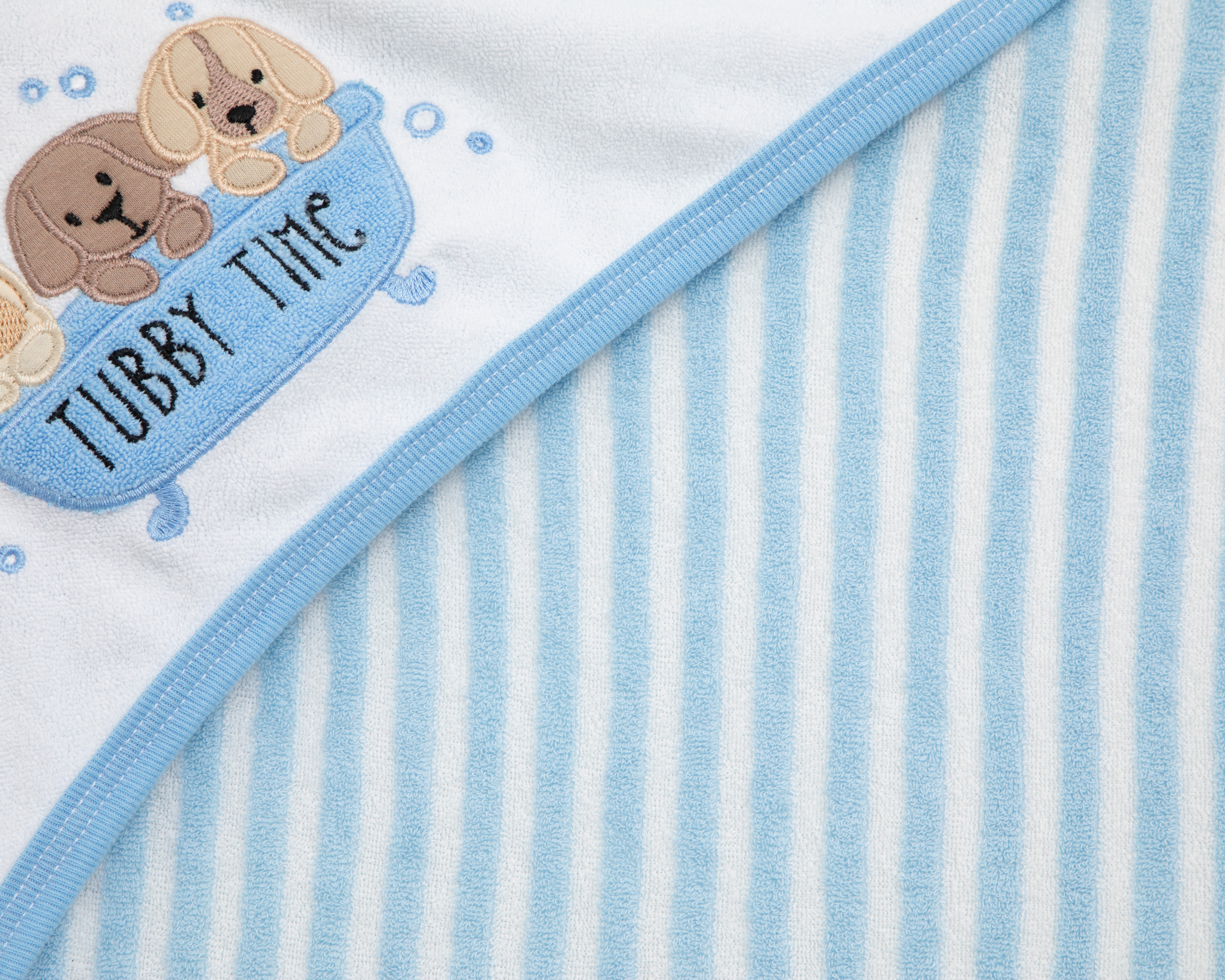 Foto 3 | Foto 3 | Toalla de Baño para Bebé Niño Baby Colors Azul 6 Piezas