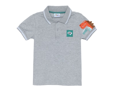 Foto 1 | Foto 1 | Playera Polo para Bebé Niño Baby Colors Gris