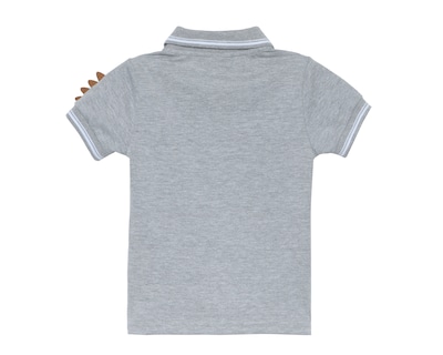 Foto 2 | Foto 2 | Playera Polo para Bebé Niño Baby Colors Gris