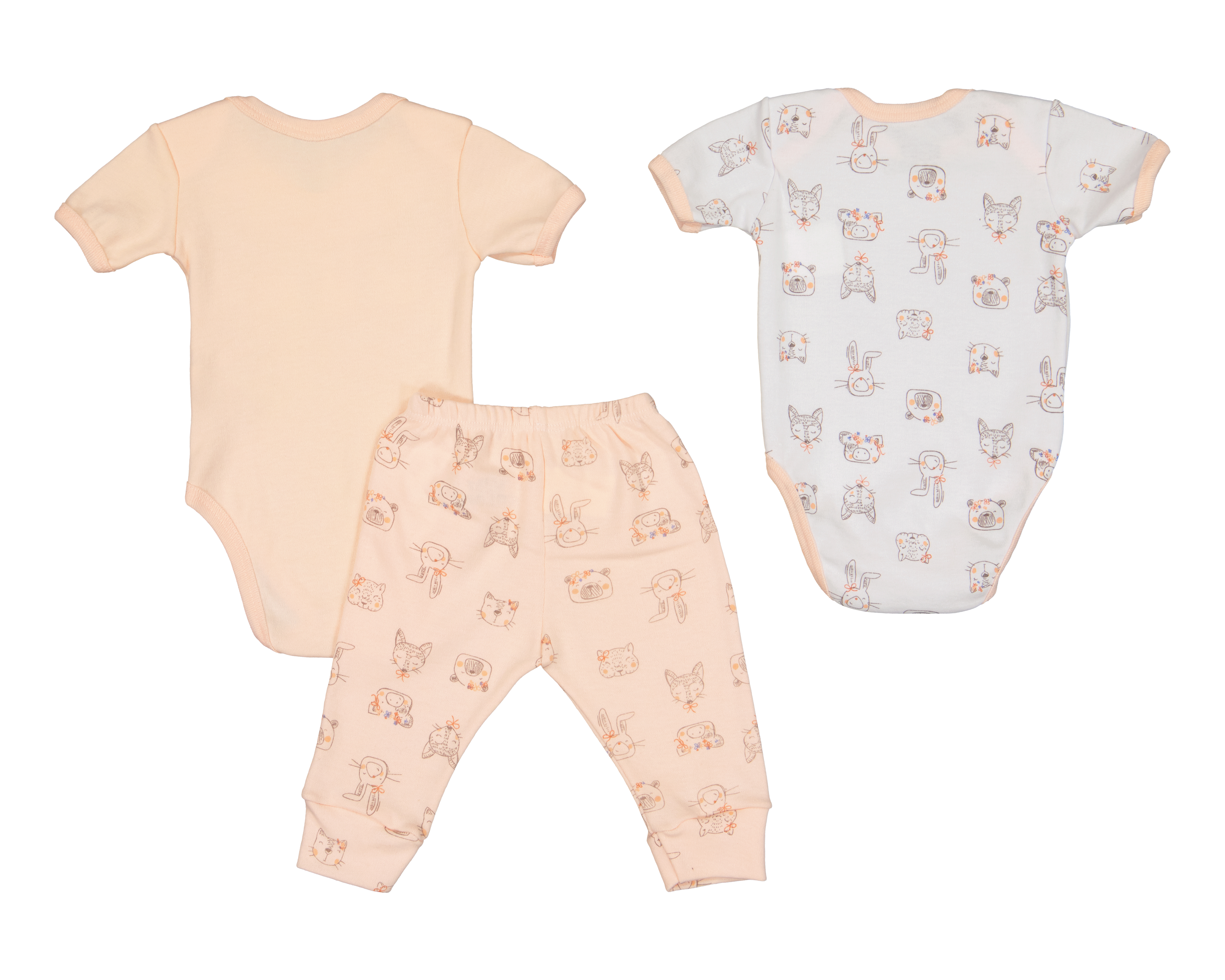 Foto 2 | Foto 2 | Pañalero para Bebé Niña Baby Colors con Estampado 3 Piezas