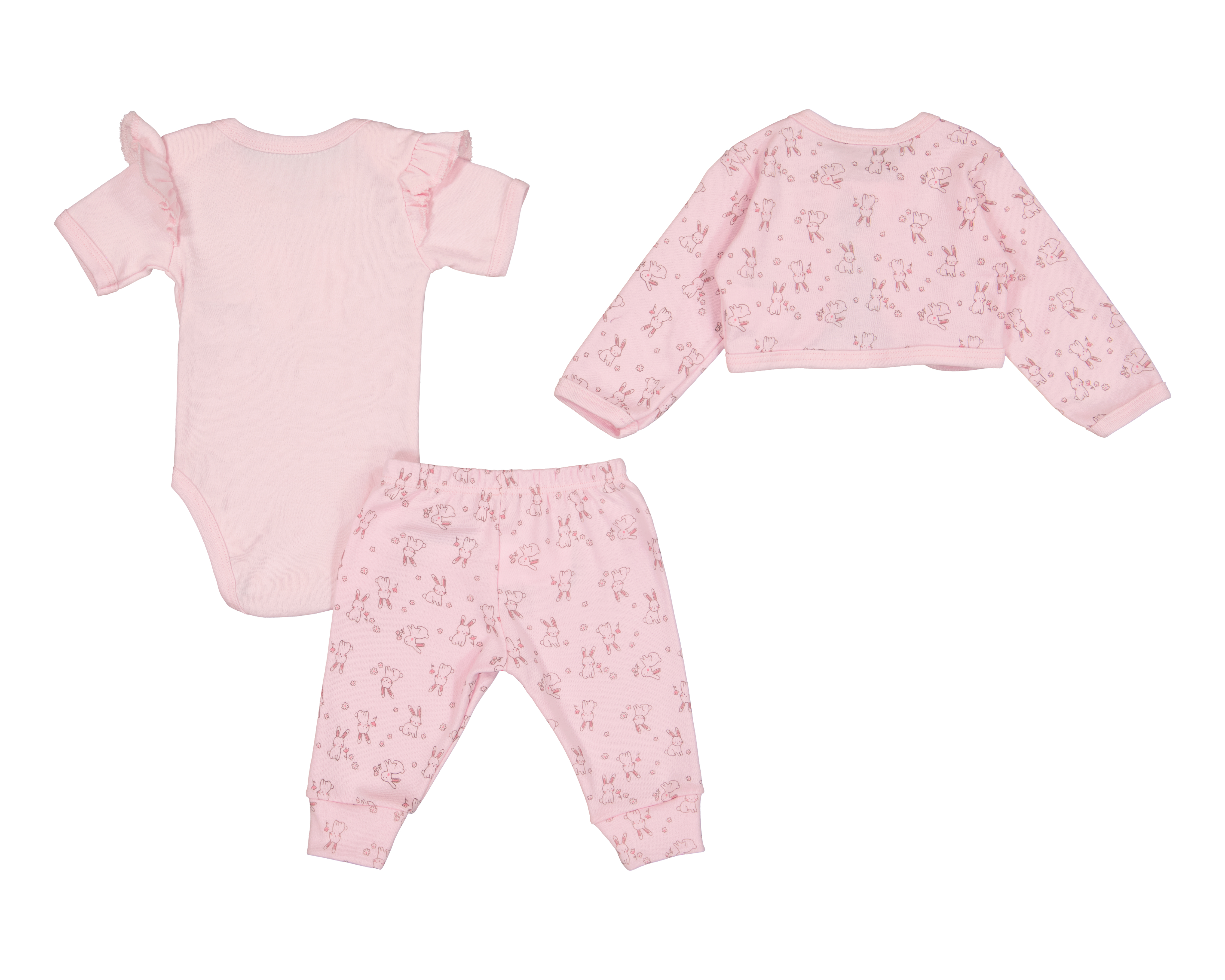 Foto 2 | Foto 2 | Conjunto para Bebé Niña Baby Colors 3 Piezas