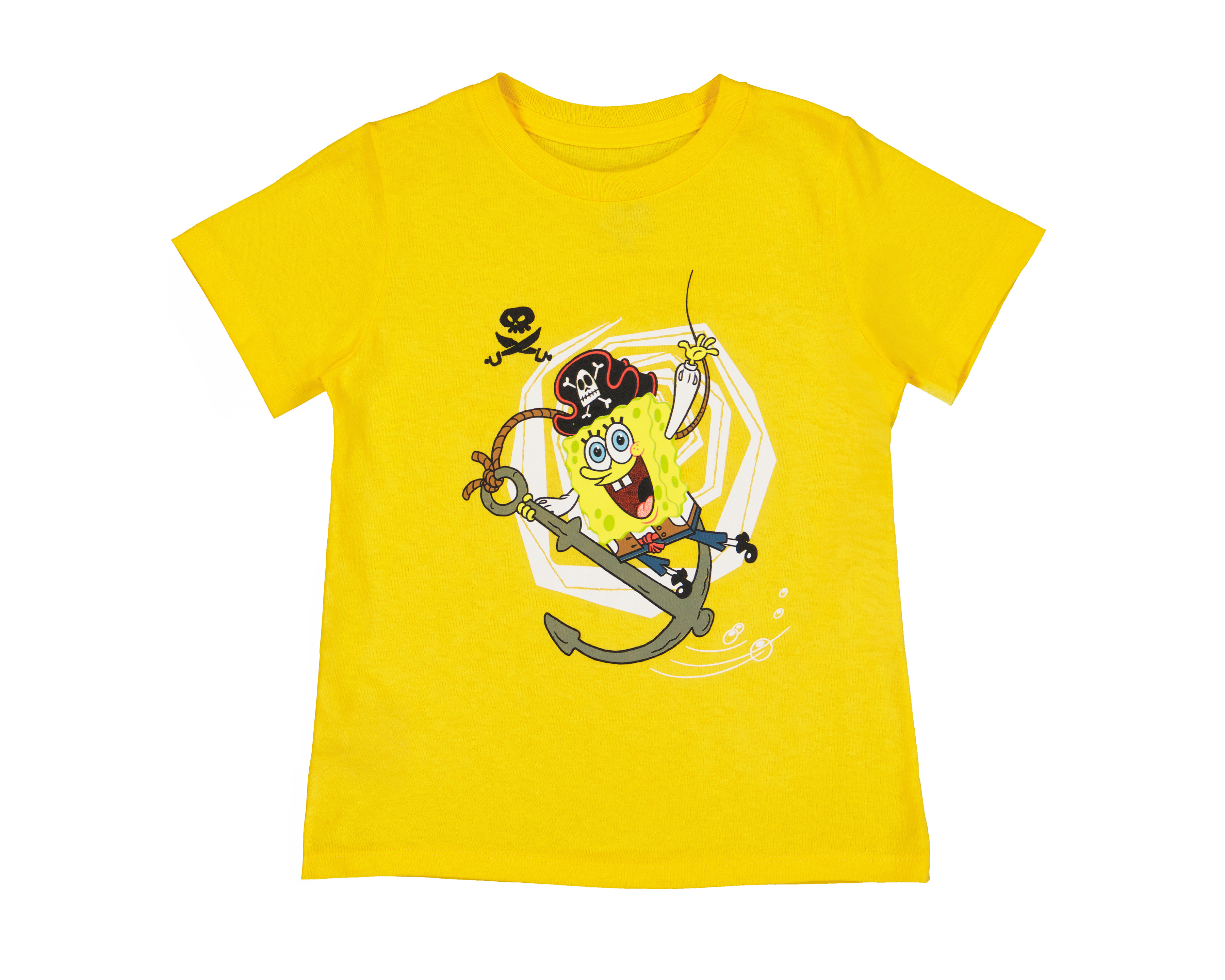 Playera para Bebé Niño Bob Esponja de Algodón Amarilla