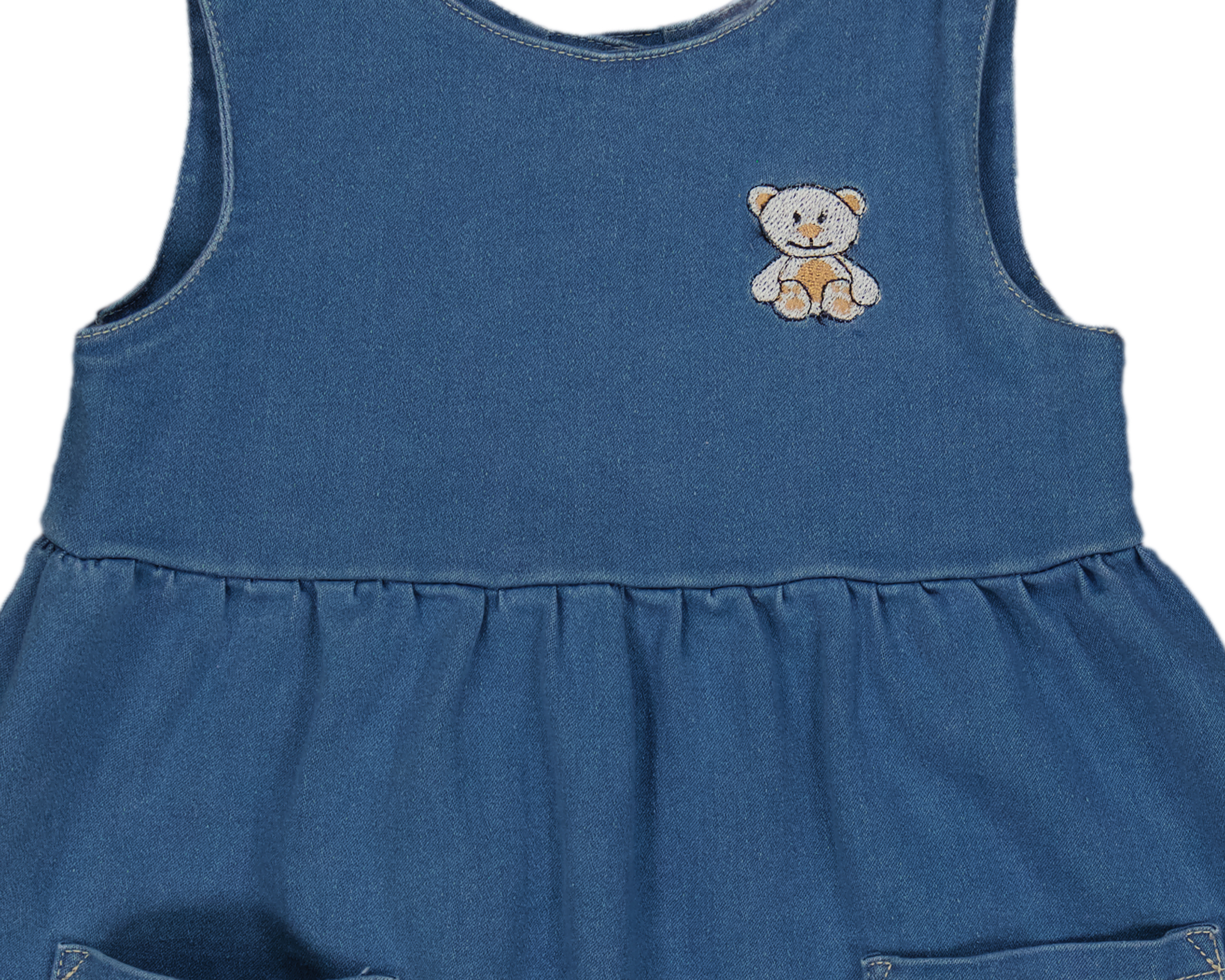 Foto 3 | Foto 3 | Vestido para Bebé Niña Baby Colors con Oso de Peluche