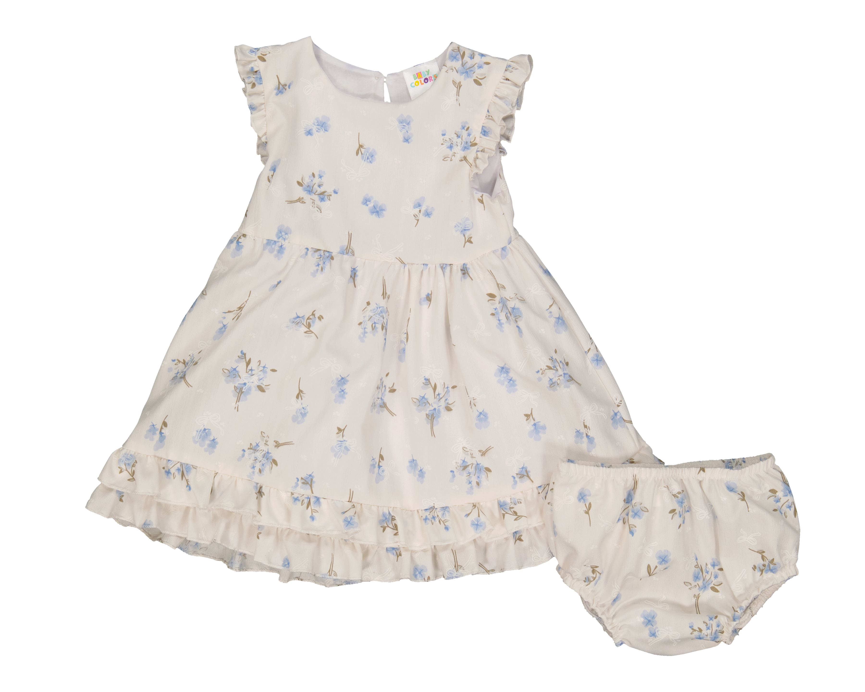 Vestido para Bebé Niña Baby Colors con Calzón