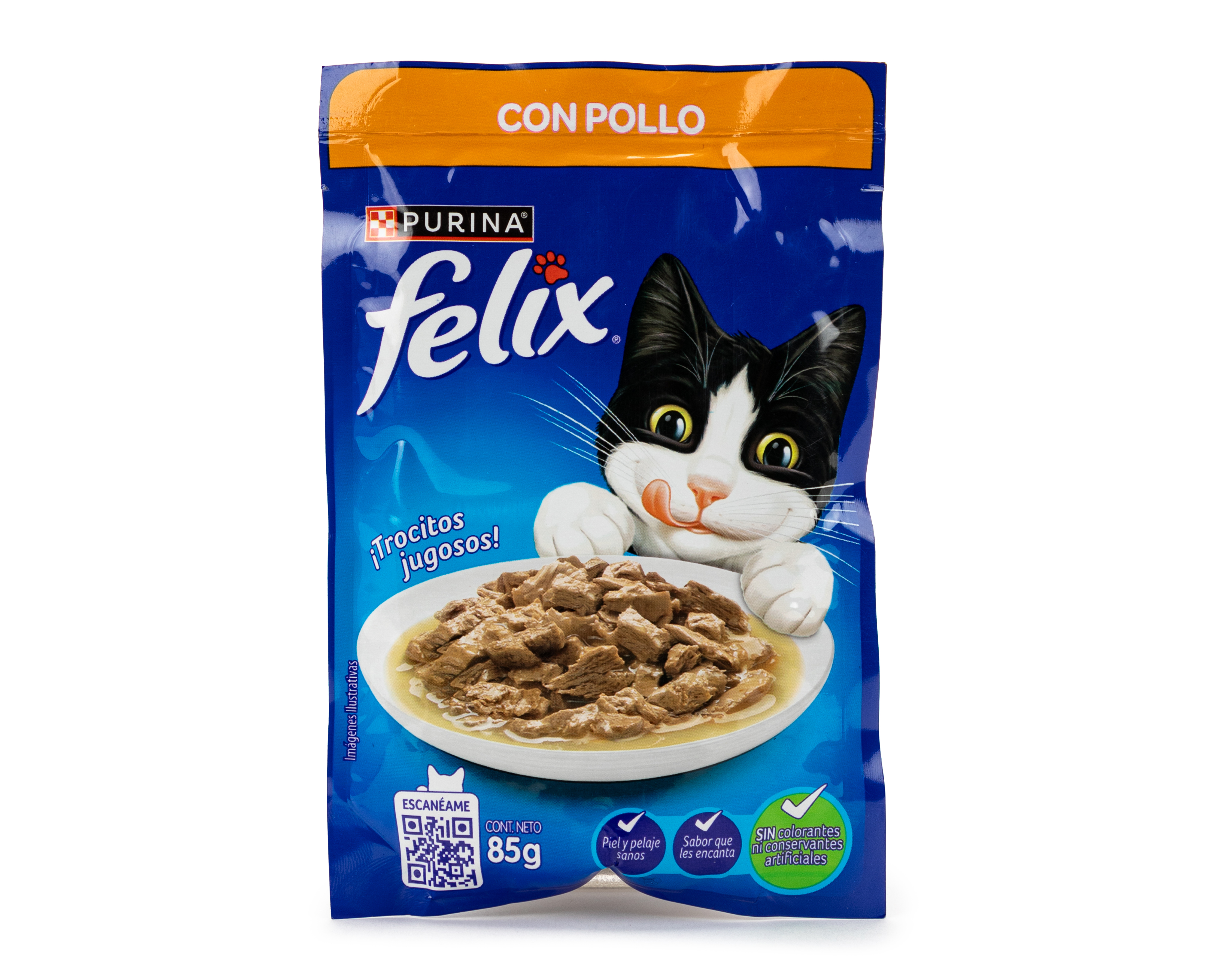 Foto 2 pulgar | Foto 1 | Alimento para Gato Purina Felix Adulto 85 g
