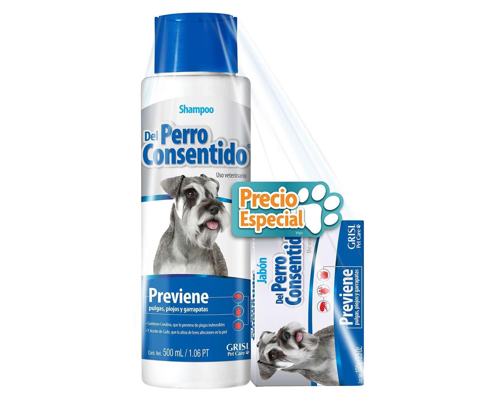 Foto 2 pulgar | Foto 1 | Shampoo y Jabón para Perro Grisi Antipulgas 2 Piezas