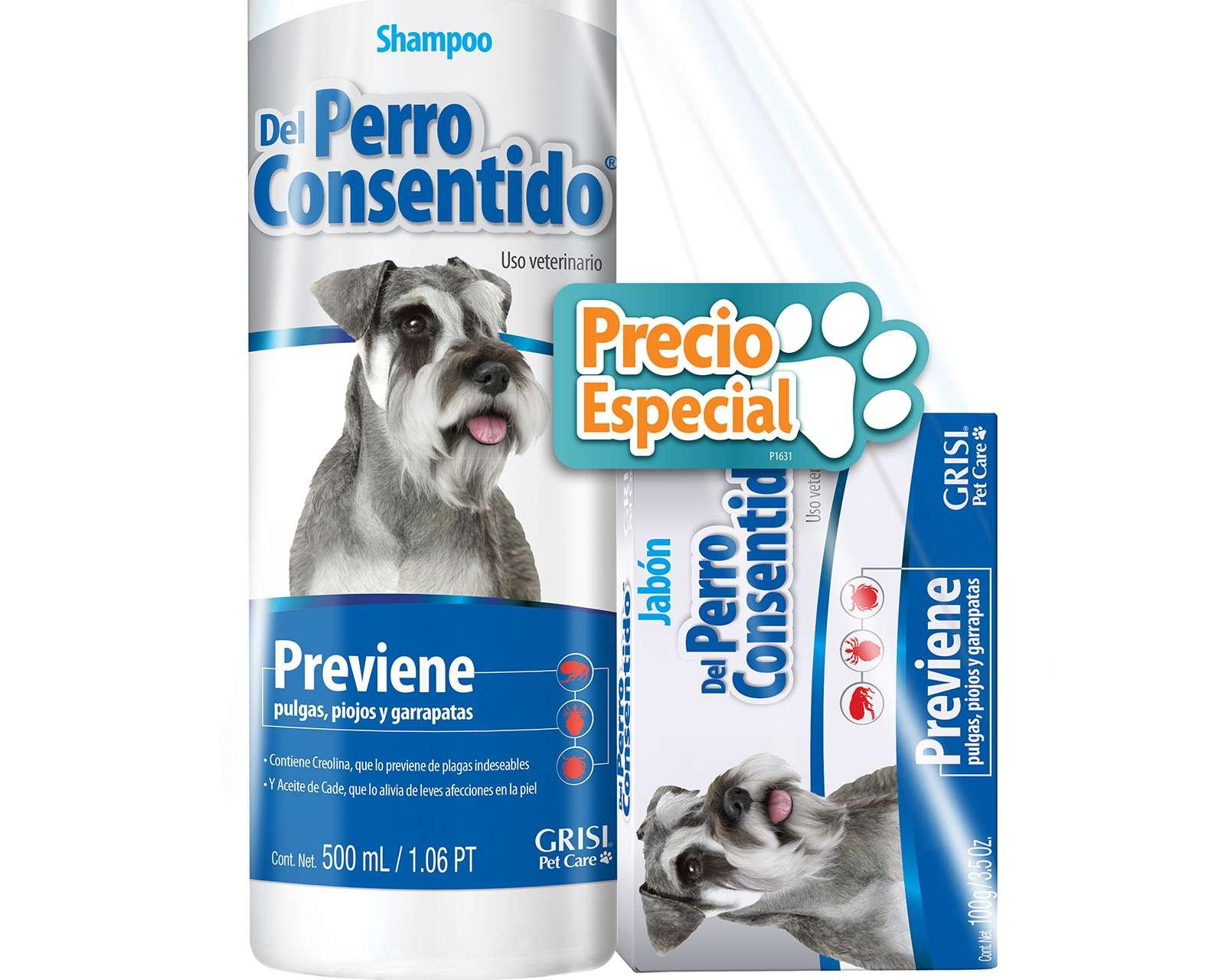 Foto 4 pulgar | Foto 3 | Shampoo y Jabón para Perro Grisi Antipulgas 2 Piezas