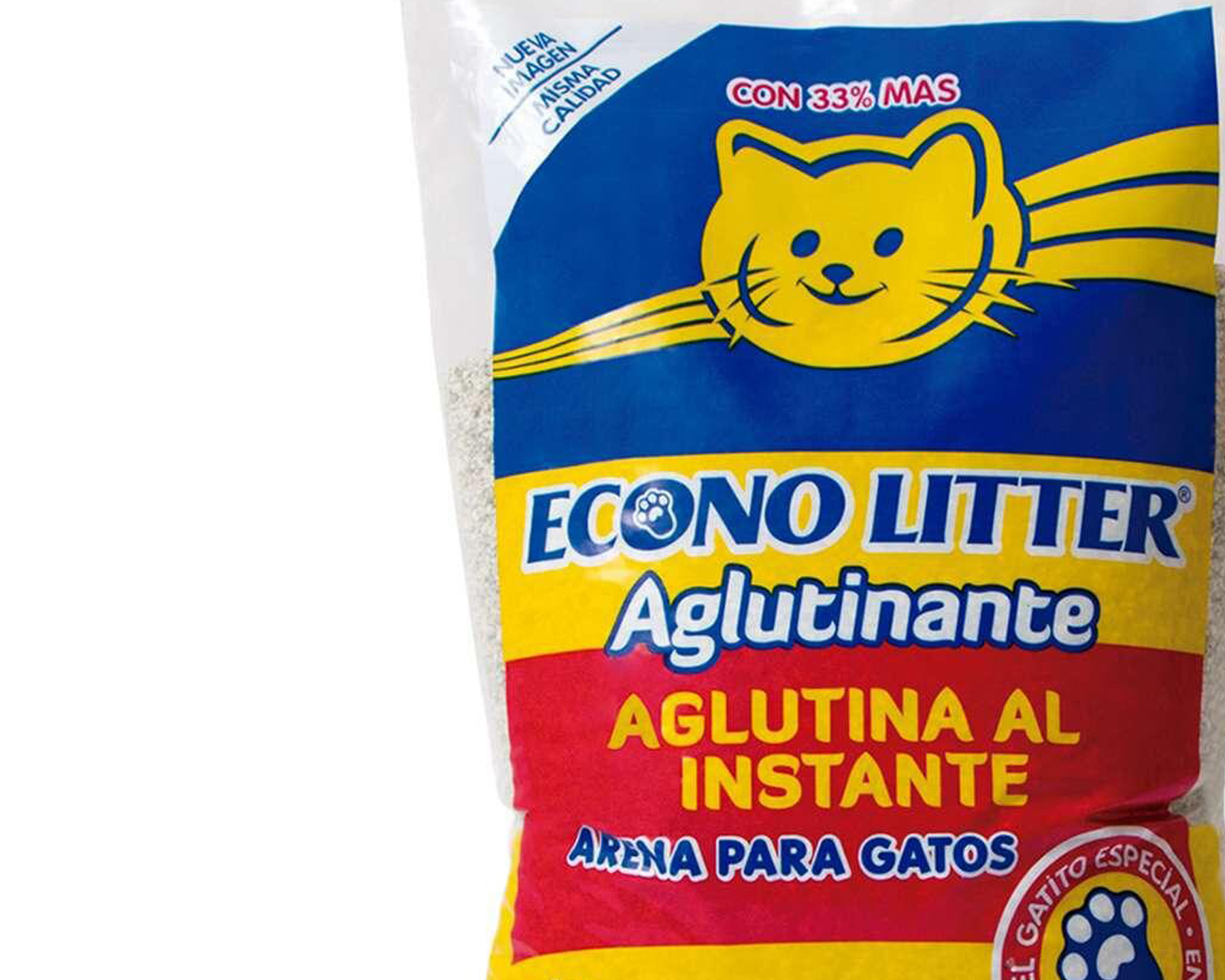 Foto 3 pulgar | Foto 2 | Arena para Gatos Econo Litter Aglutinante 4 Kg