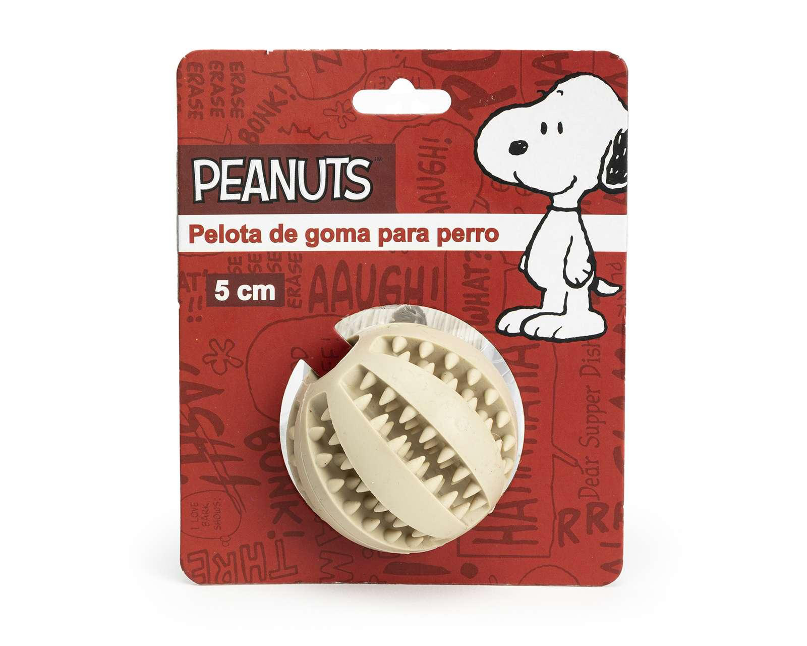 Pelota Peanuts para Mascota