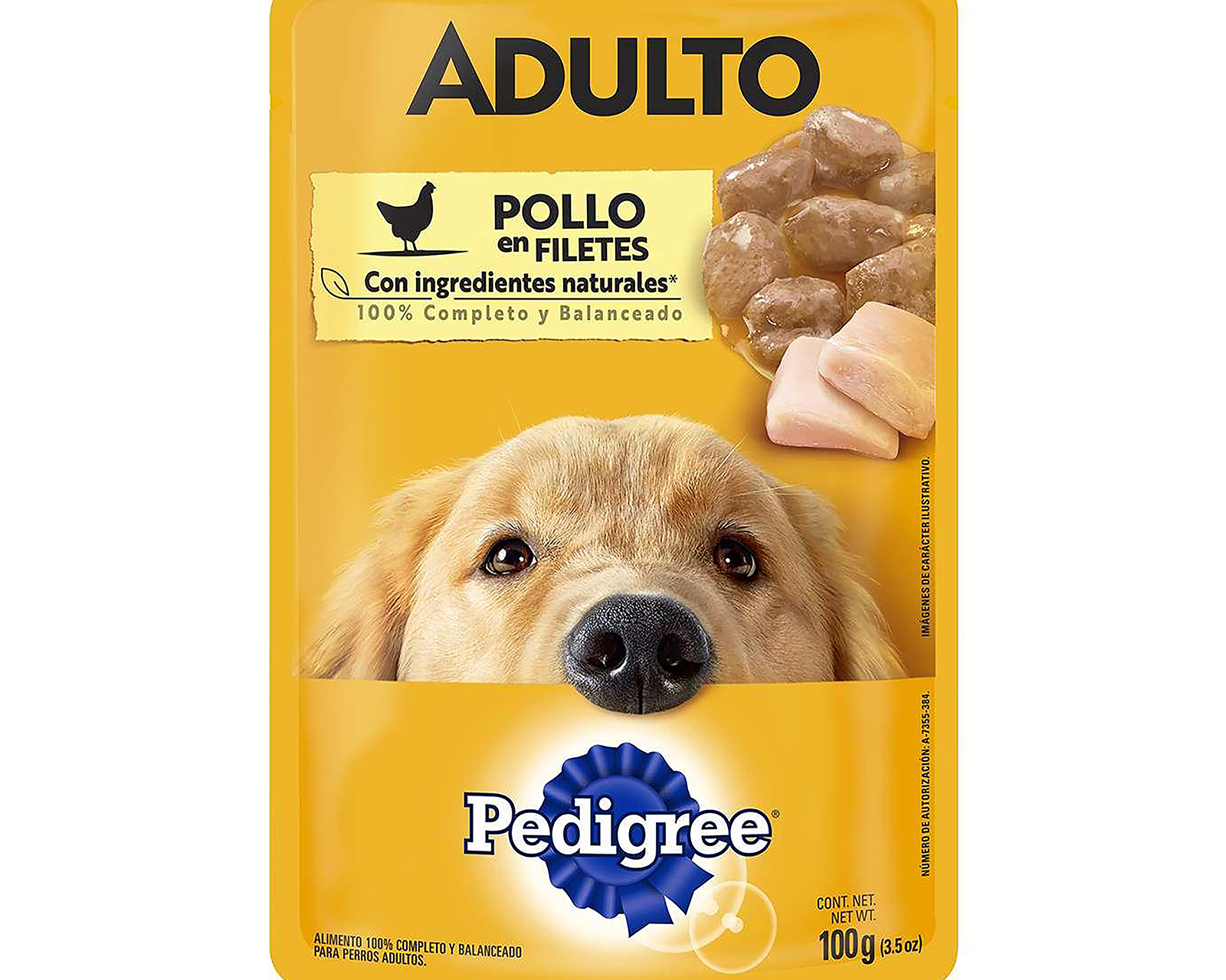 Foto 3 pulgar | Foto 2 | Alimento para Perro Pedigree Adulto 100 g