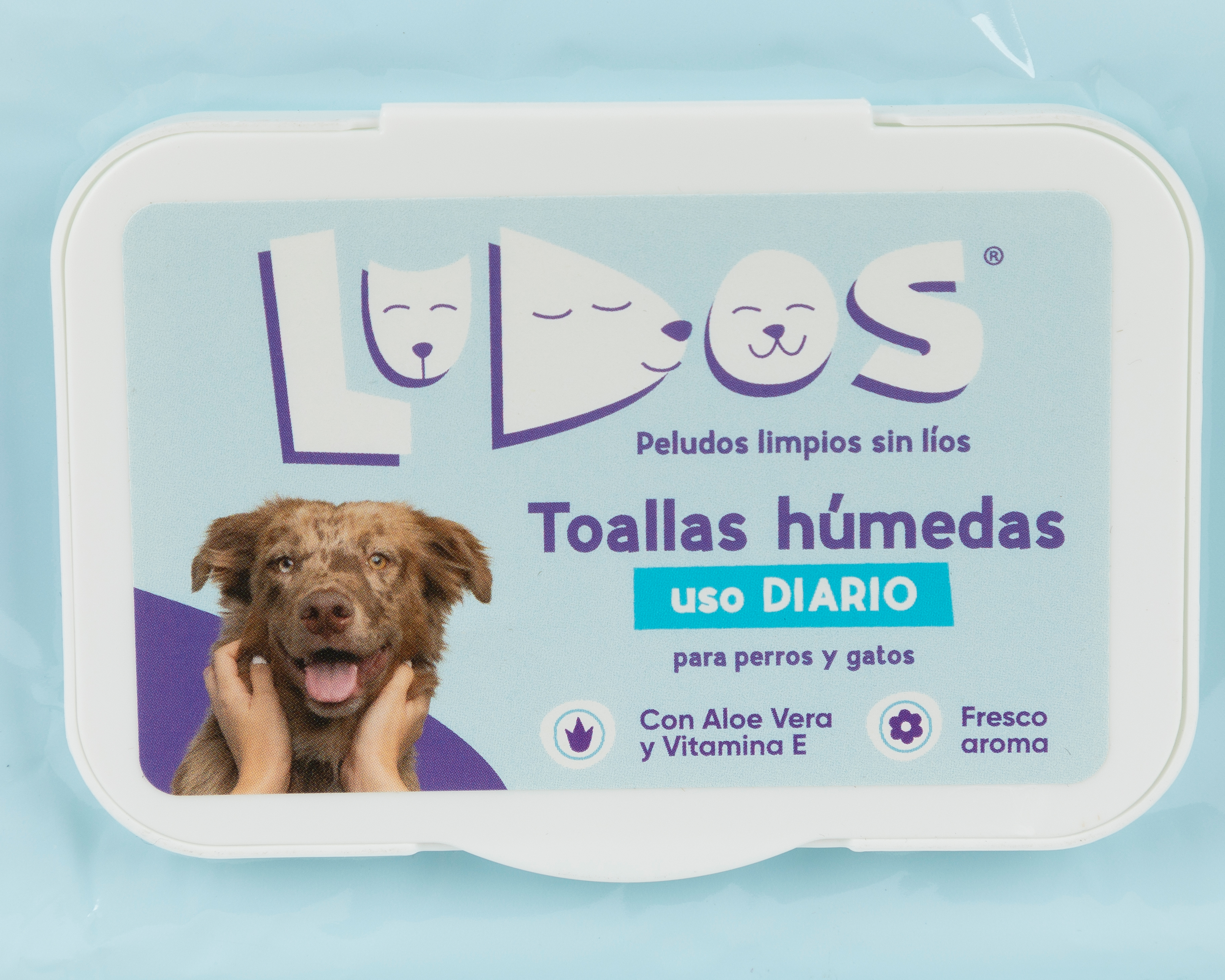 Foto 4 pulgar | Foto 3 | Toallas Húmedas Ludos para Perros y Gatos 80 Piezas