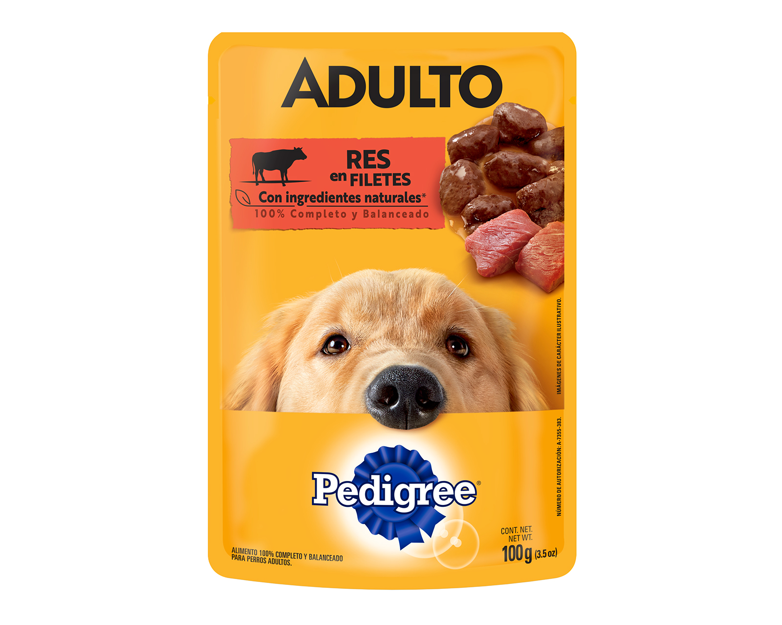 Alimento para Perro Pedigree Adulto 100 g