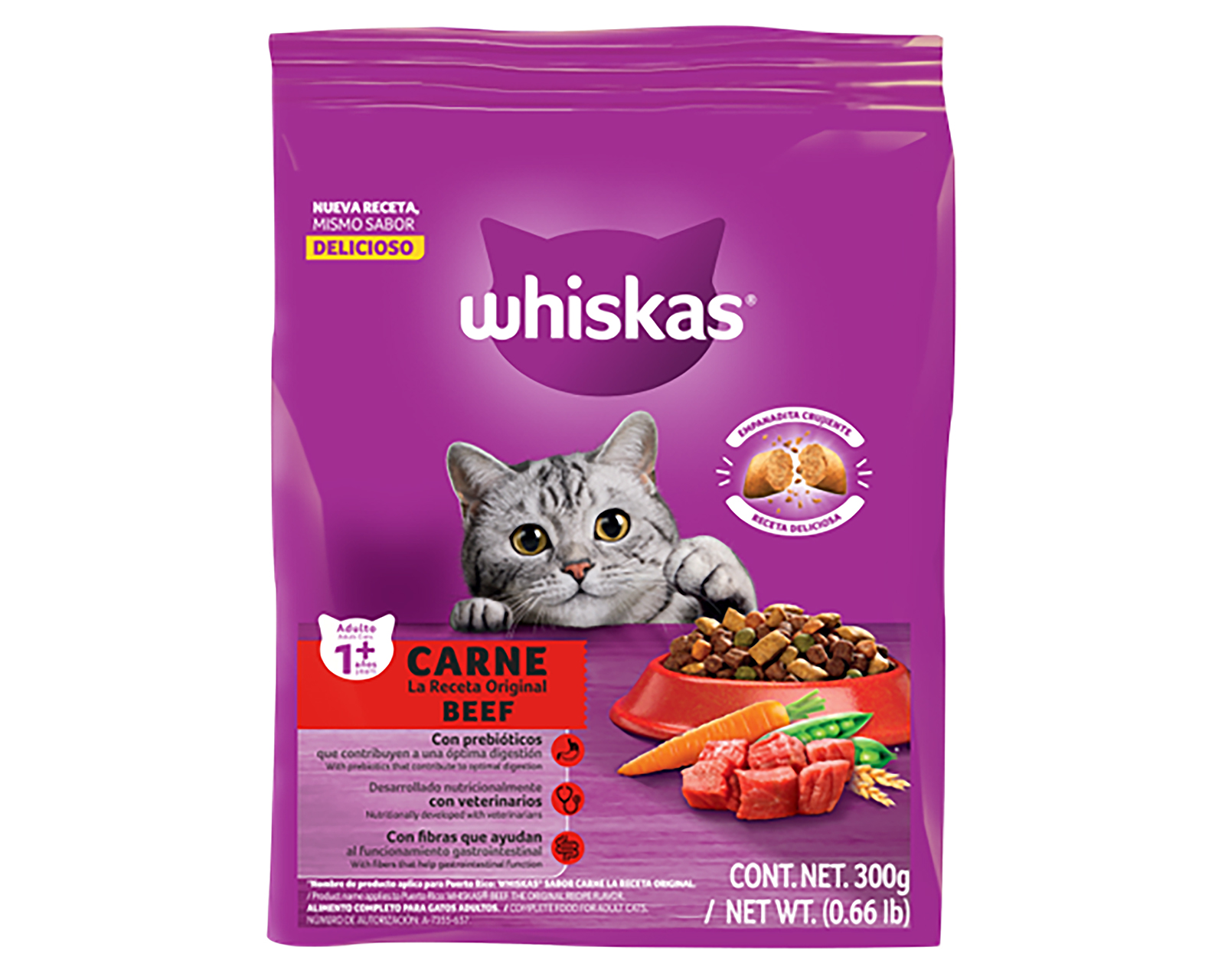 Foto 2 pulgar | Foto 1 | Alimento para Gato Whiskas 300 g