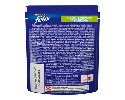 Foto 2 | Foto 2 | Alimento para Gato Purina Felix Adulto 85 g