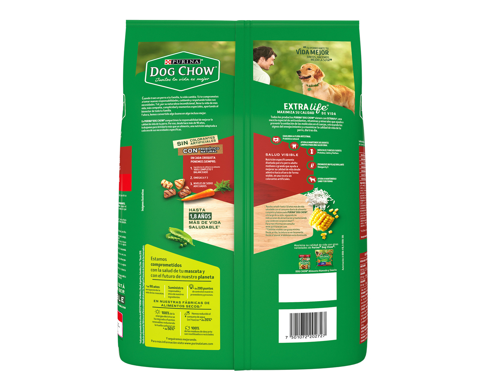 Foto 3 pulgar | Foto 2 | Alimento para Perro Purina Dog Chow Adulto 2 kg