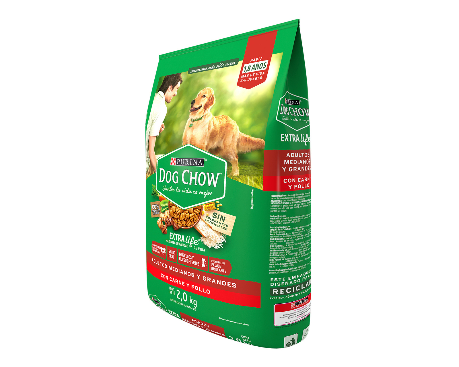 Foto 9 | Foto 9 | Alimento para Perro Purina Dog Chow Adulto 2 kg