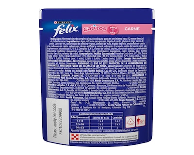 Foto 2 | Foto 2 | Alimento para Gato Purina Felix Cachorro 85 g