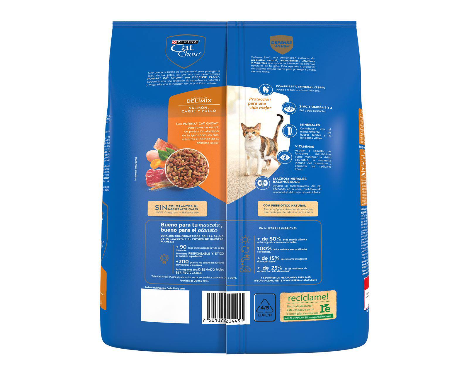 Foto 3 pulgar | Foto 2 | Alimento para Gato Purina Cat Show Raza Mediana 1.5 kg
