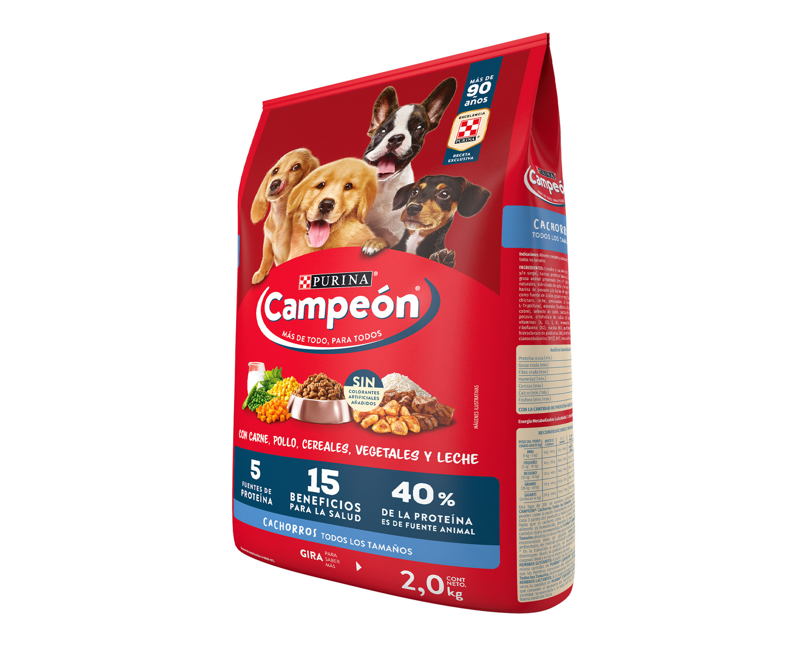 Foto 11 pulgar | Foto 10 | Alimento para Perro Purina Campeón Cachorro 2 kg