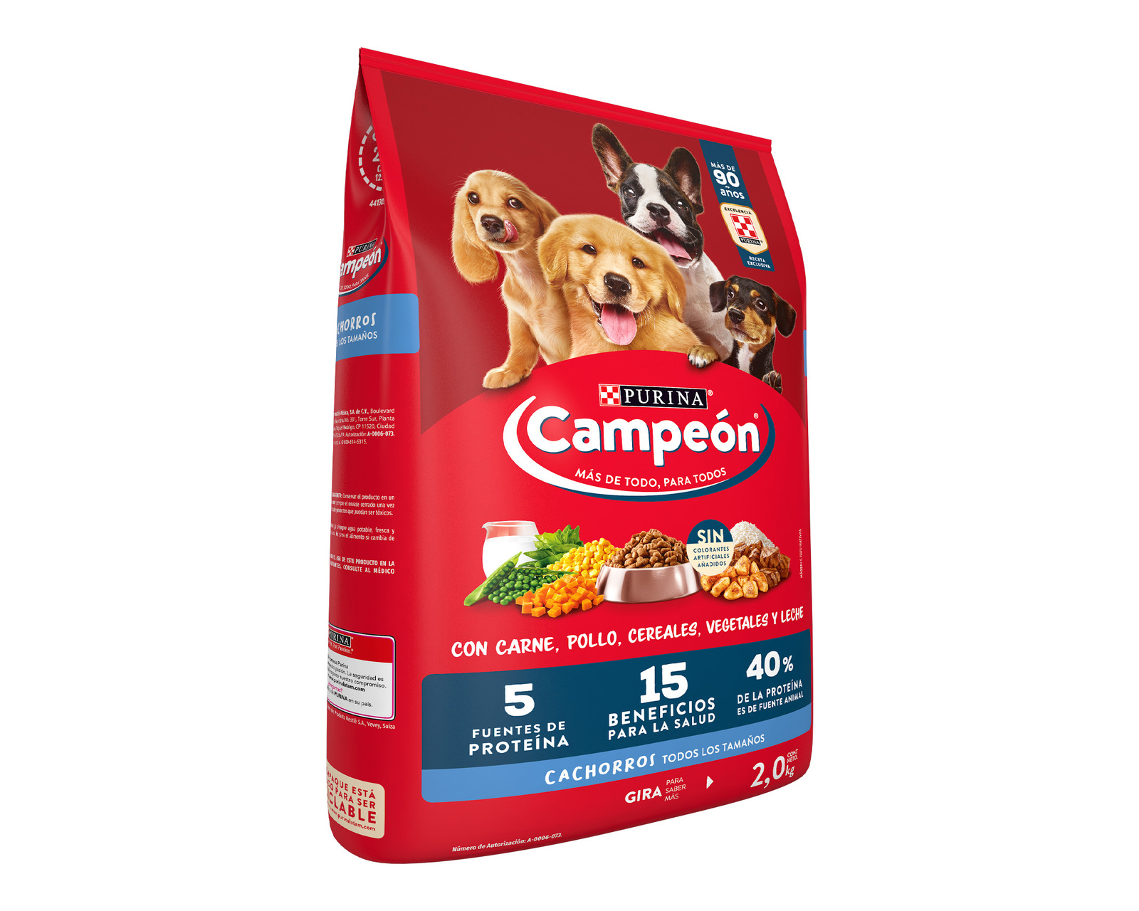 Foto 10 pulgar | Foto 9 | Alimento para Perro Purina Campeón Cachorro 2 kg