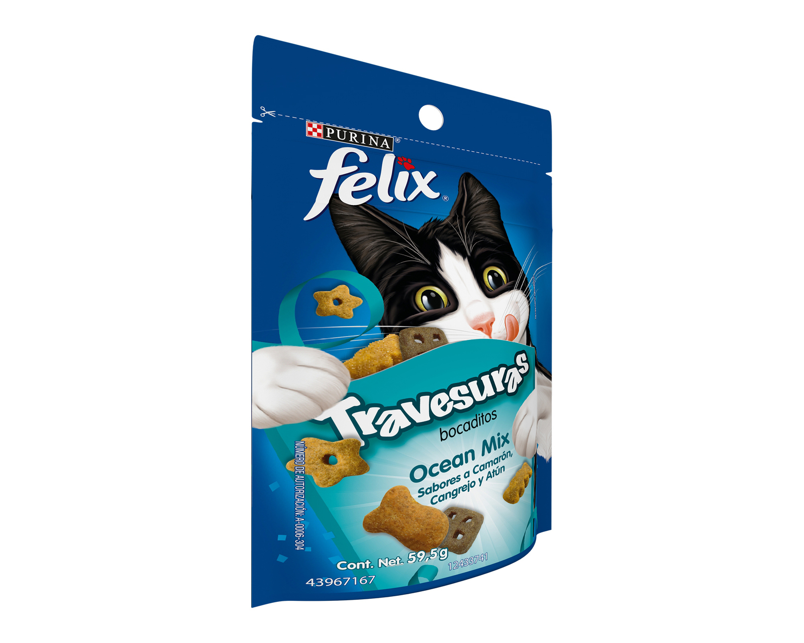 Foto 7 pulgar | Foto 6 | Snack para Gato Purina Felix Travesuras 59.5 g