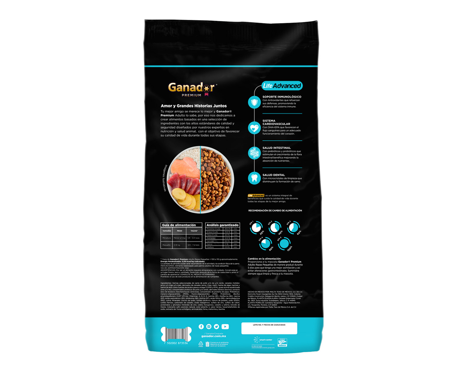 Foto 3 pulgar | Foto 2 | Alimento para Perro Ganador Premium Adulto Razas Pequeñas 20 kg