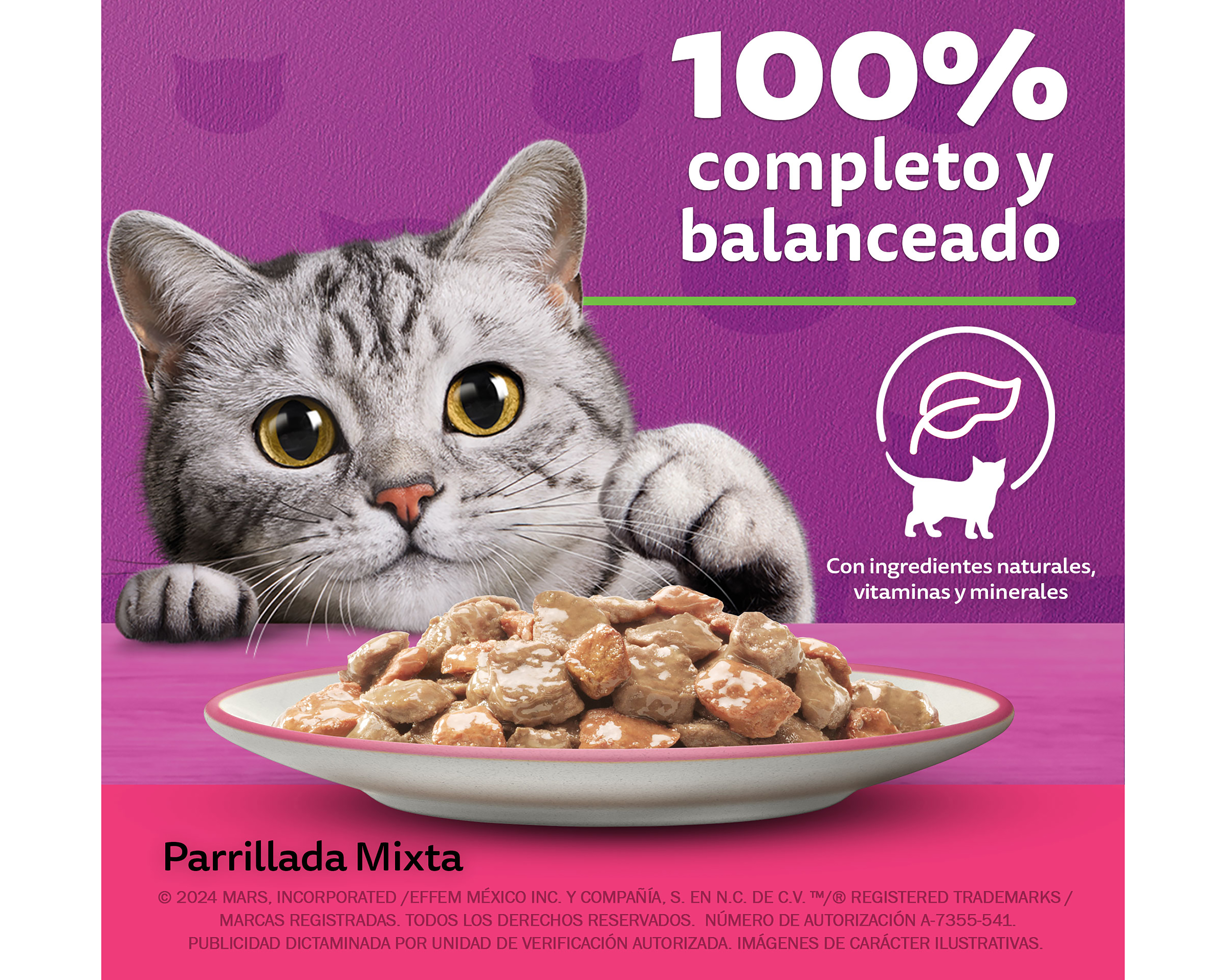 Foto 4 pulgar | Foto 3 | Alimento para Gato Whiskas Adulto 85 g