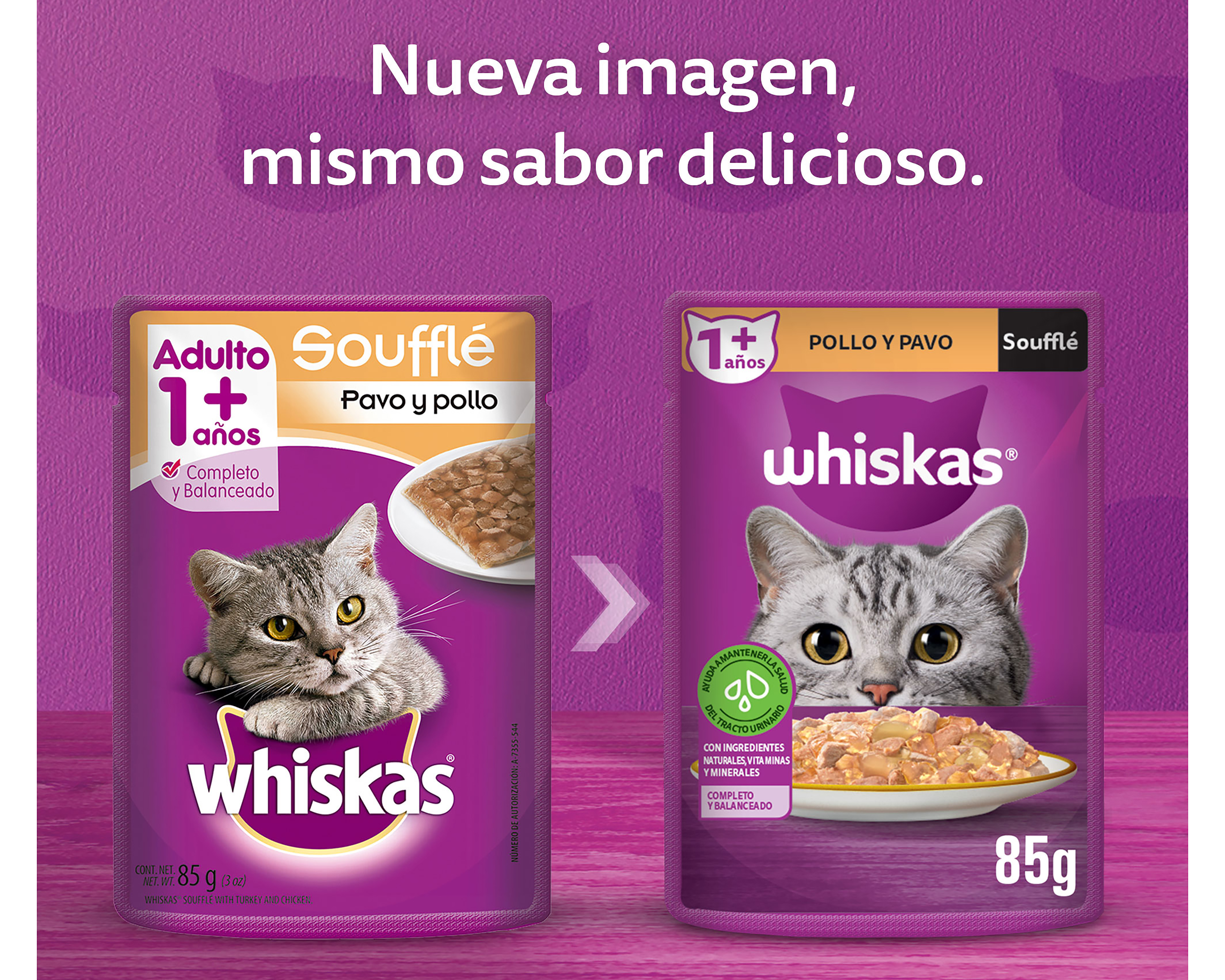 Foto 5 pulgar | Foto 4 | Alimento para Gato Whiskas Adulto 85 g