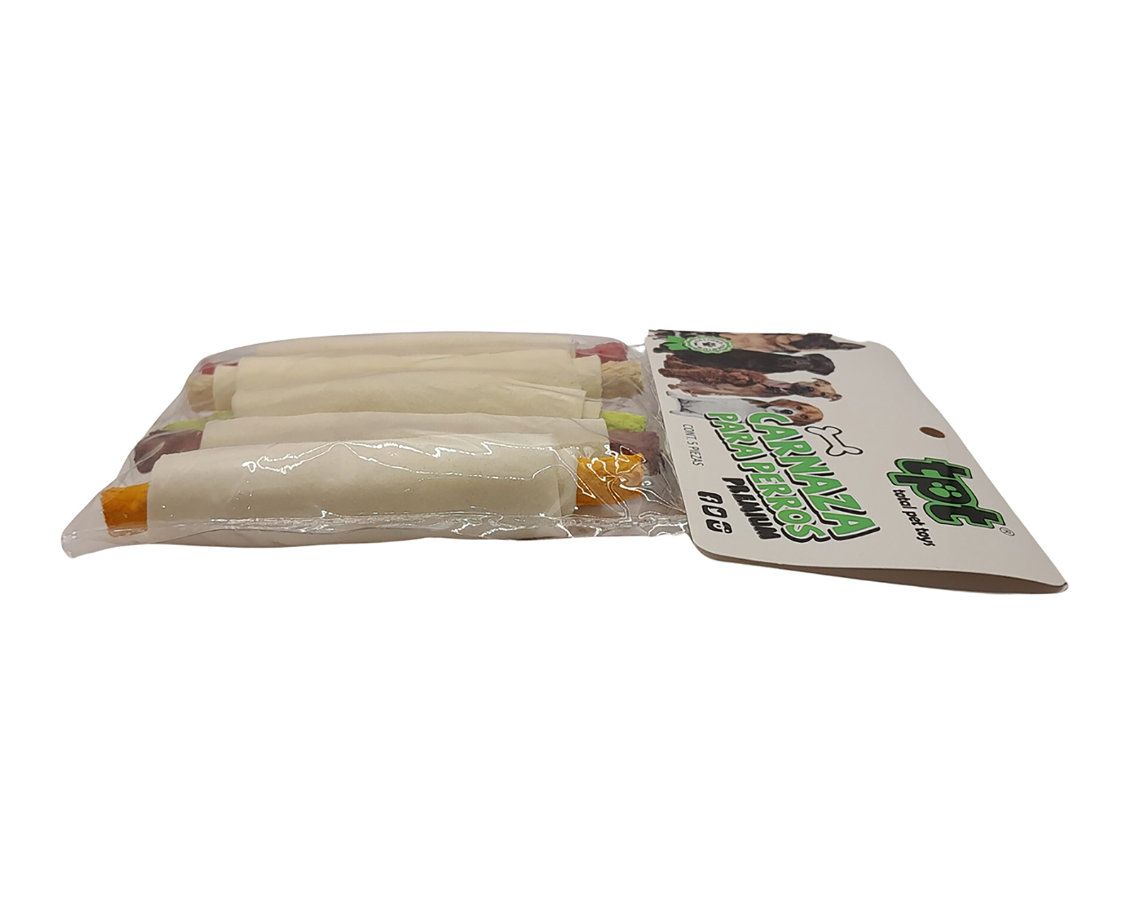 Foto 4 pulgar | Foto 3 | Carnaza para Perro Total Pet Toys 5 Piezas 12 g