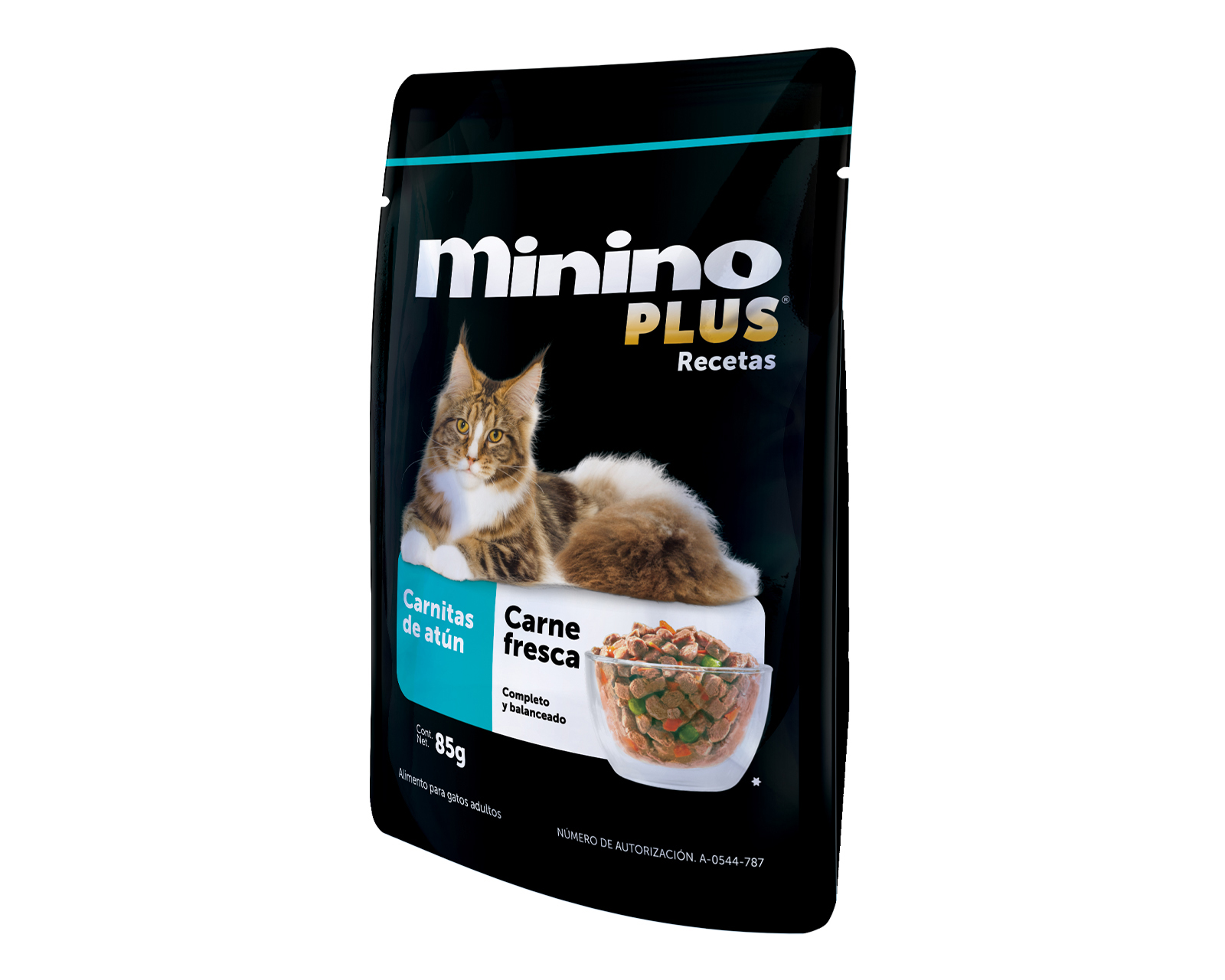 Foto 4 pulgar | Foto 3 | Alimento para Gato Minino Plus Adulto 85 g