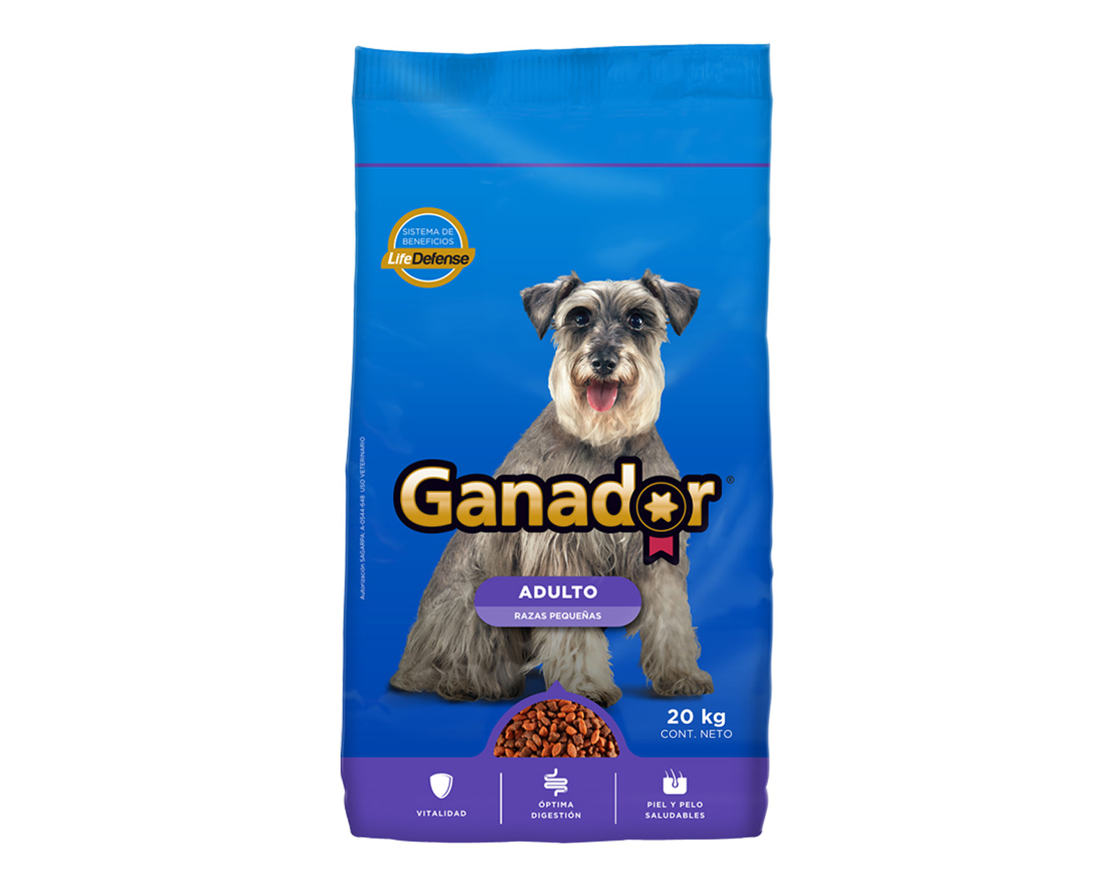 Foto 3 pulgar | Foto 2 | Alimento para Perro Ganador Adulto Razas Pequeñas 20 kg