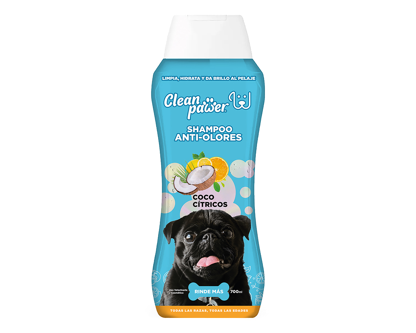 Foto 2 pulgar | Foto 1 | Shampoo para Mascota Clean Pawer Anti-Olores 700 ml