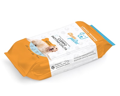 Foto 3 | Foto 3 | Toallitas Húmedas para Mascota Clean Pawer Cuerpo Patitas y Colita 80 Piezas