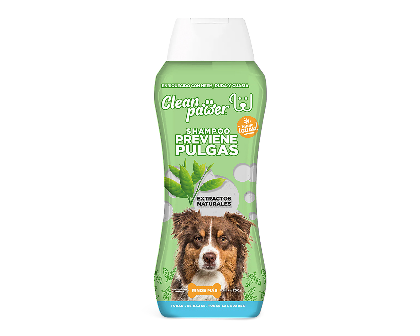 Foto 2 pulgar | Foto 1 | Shampoo para Mascota Clean Pawer Previene Pulgas 700 ml