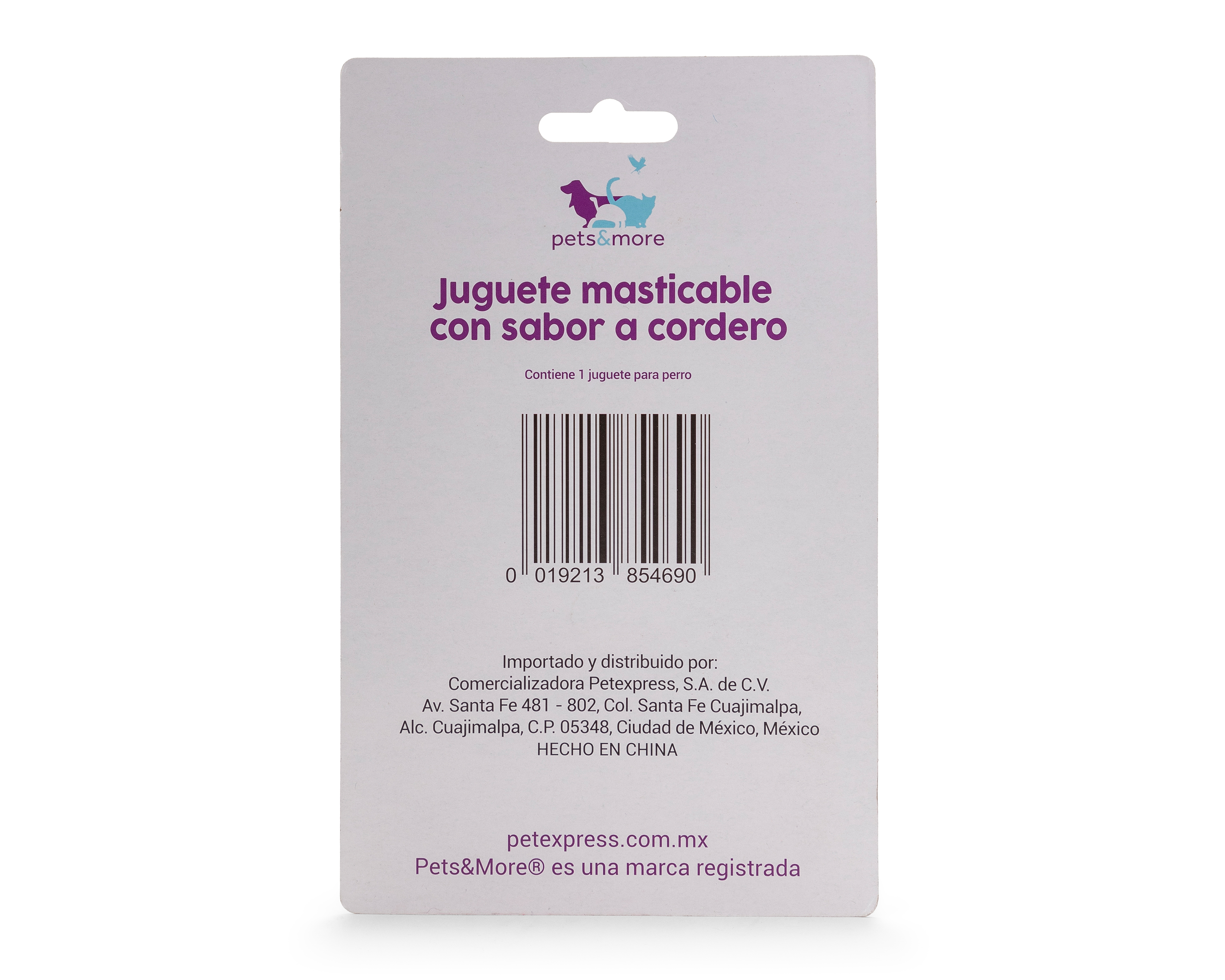 Foto 3 pulgar | Foto 2 | Juguete Masticable para Perro Pets & More Sabor Cordero