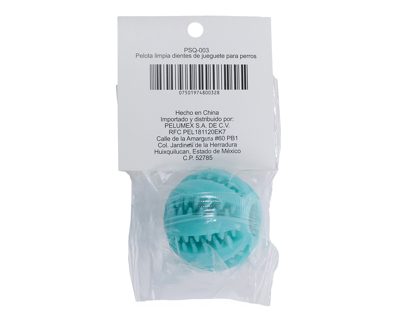 Foto 5 pulgar | Foto 4 | Juguete para Perro Pelu2 Pelota Limpia Dientes