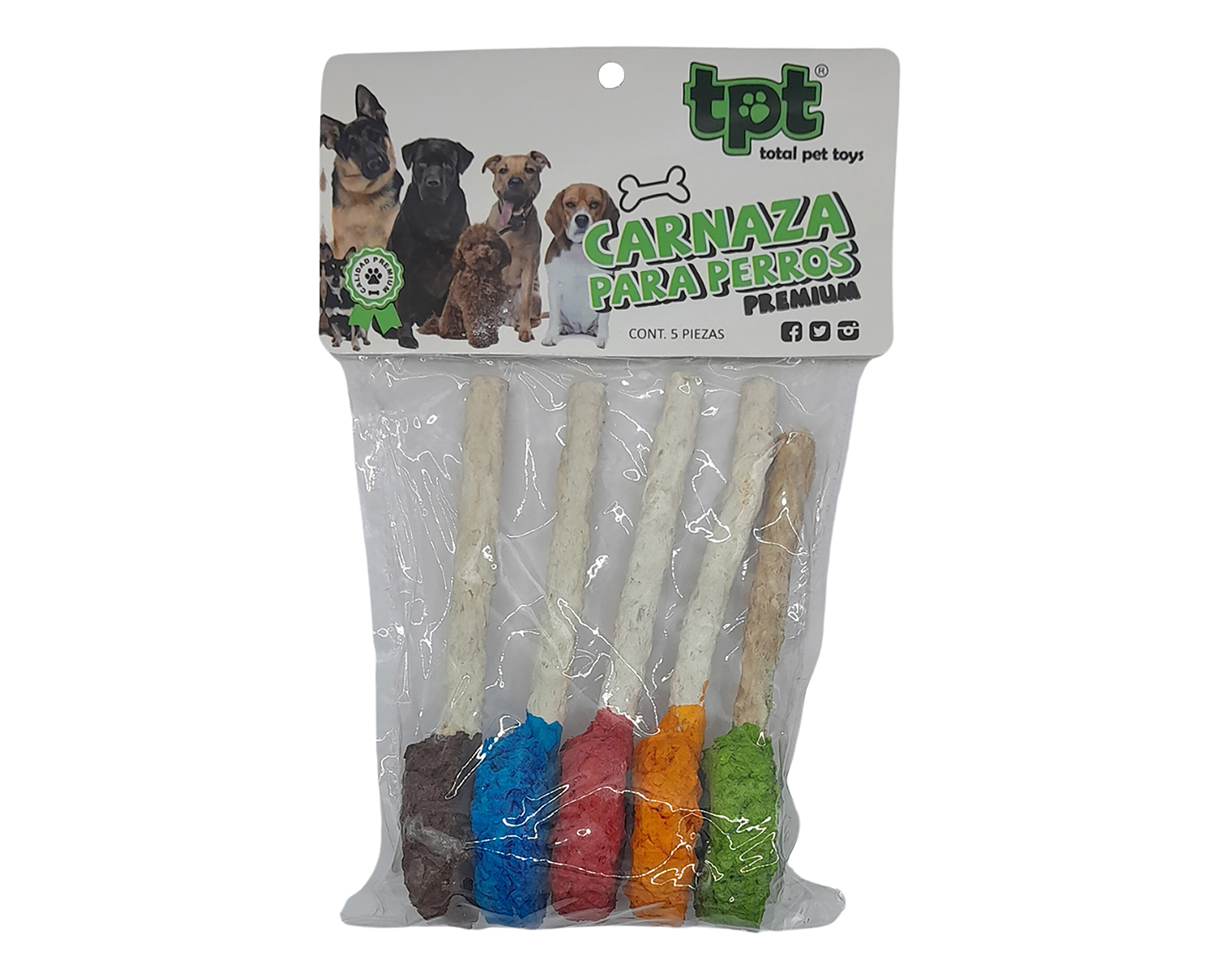 Carnaza para Perros Total Pet Toys 5 Piezas
