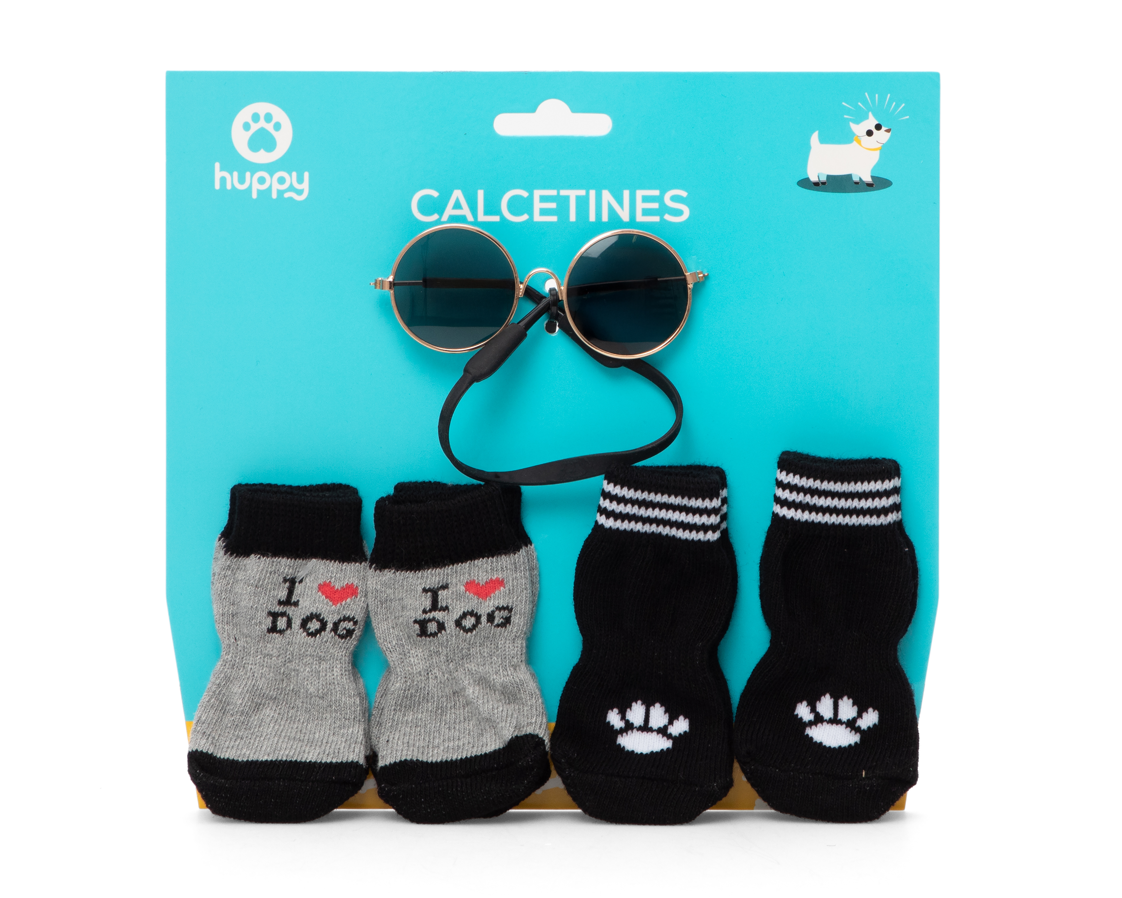 Foto 2 pulgar | Foto 1 | Calcetines para Mascotas Huppy con Lentes